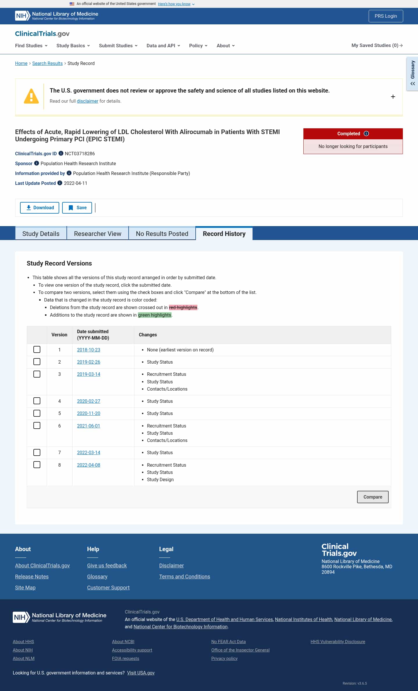 Latest website image capture