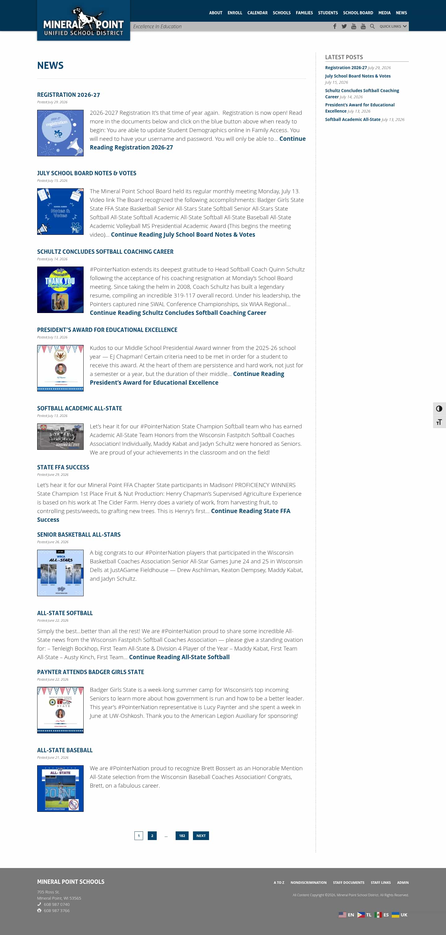 Latest website image capture
