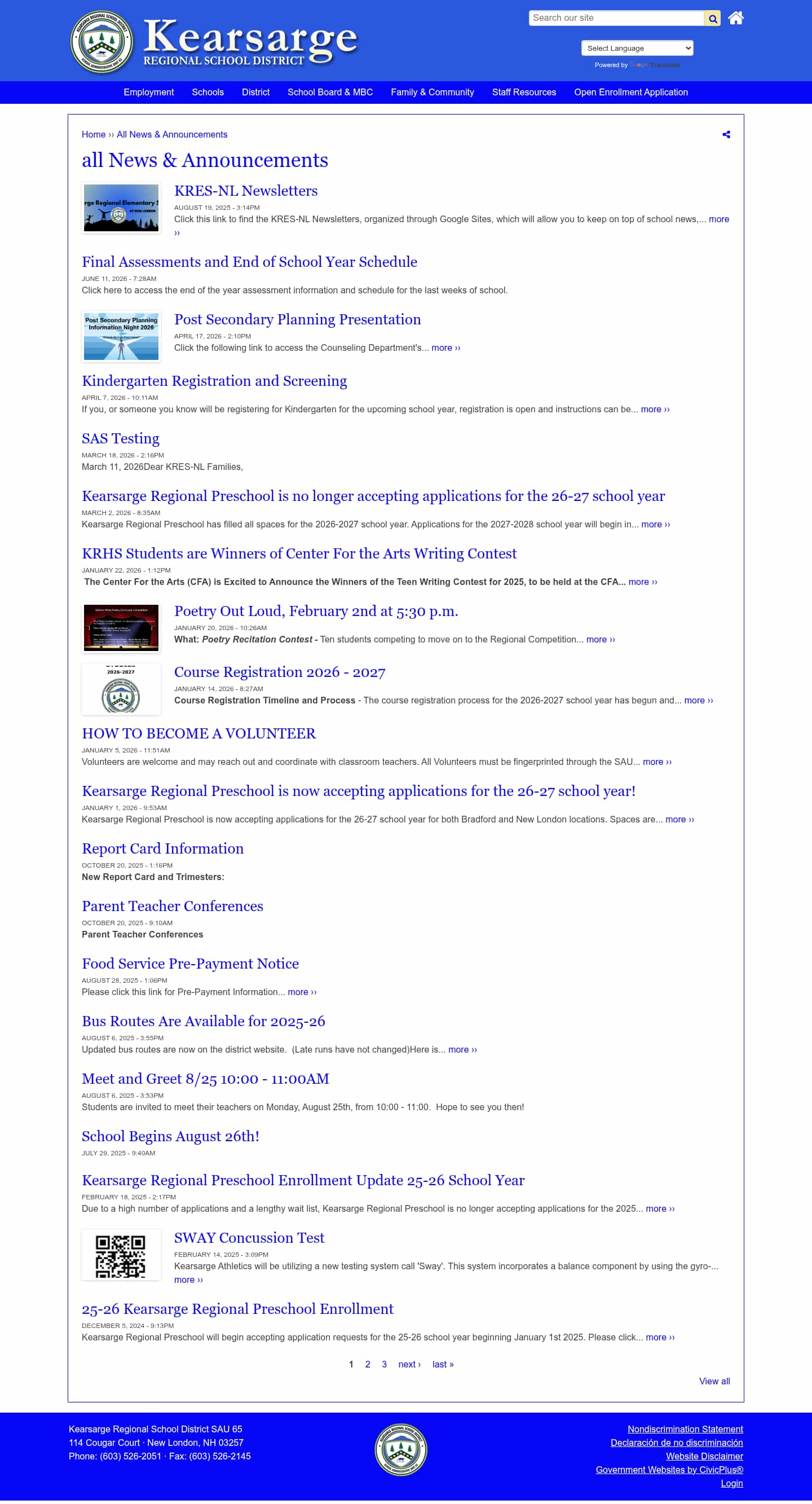 Latest website image capture