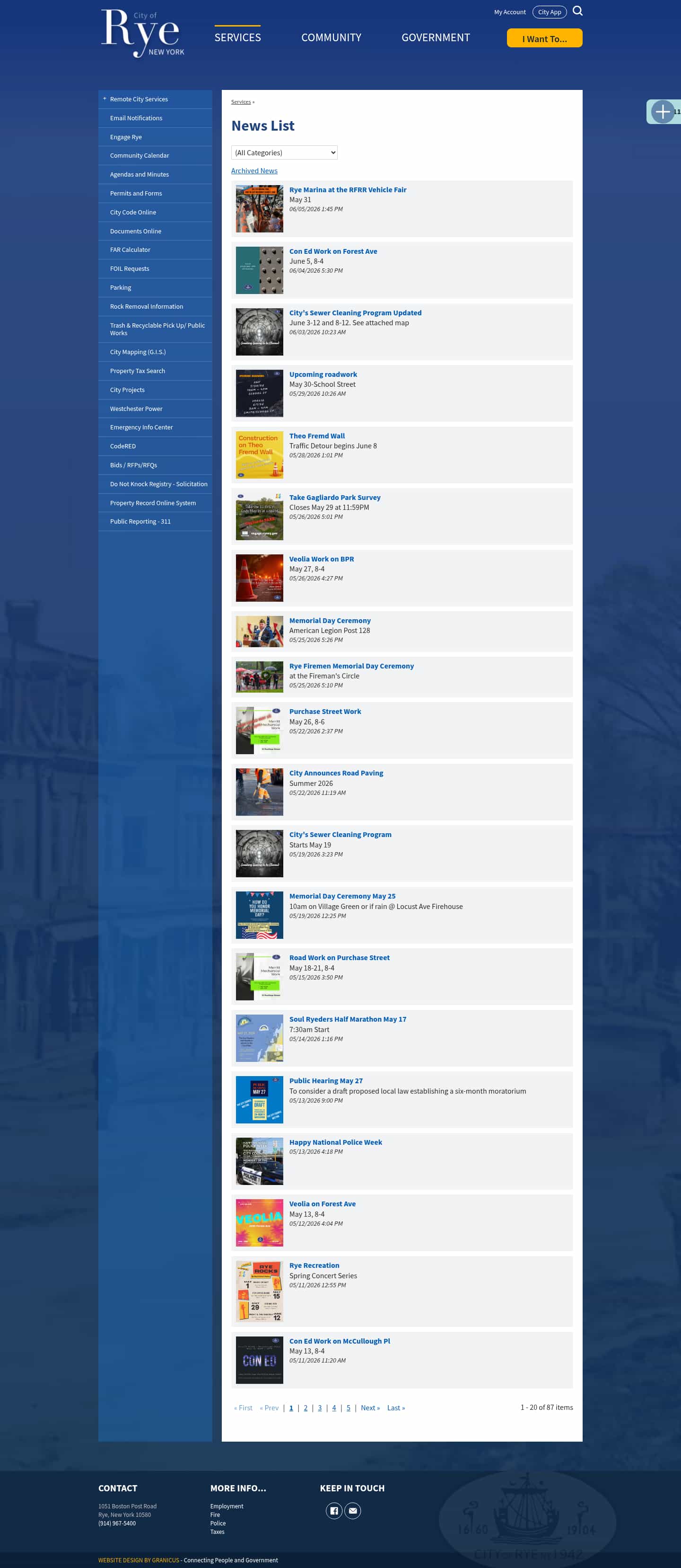 Latest website image capture