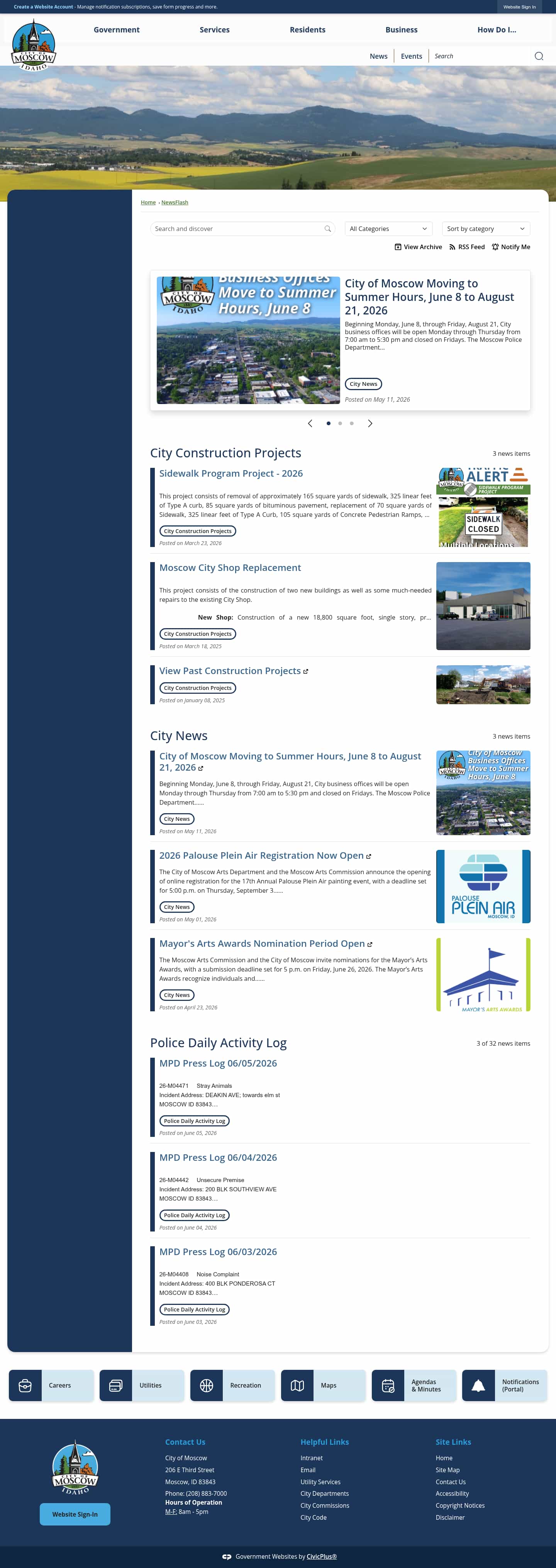 Latest website image capture