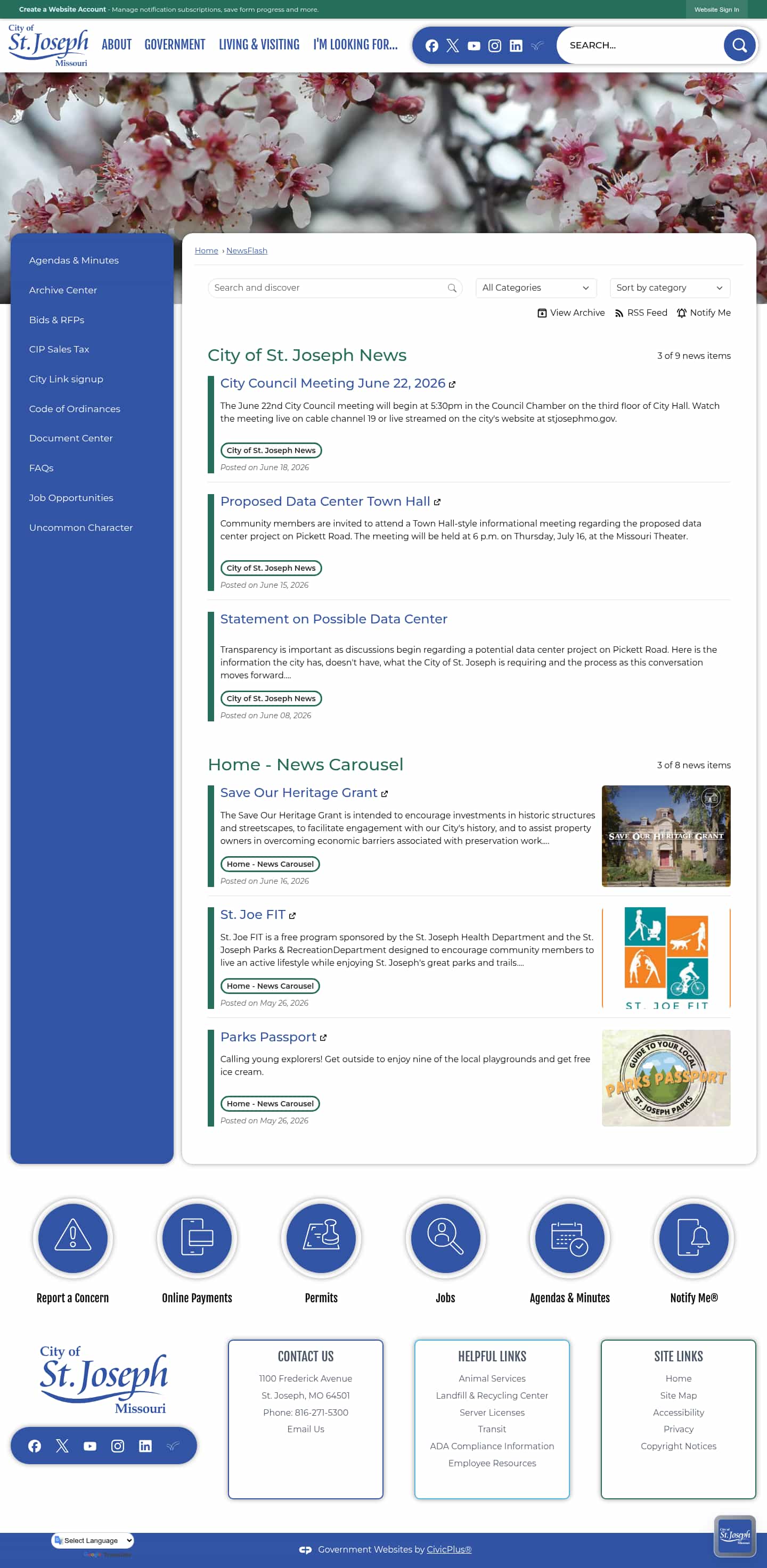 Latest website image capture