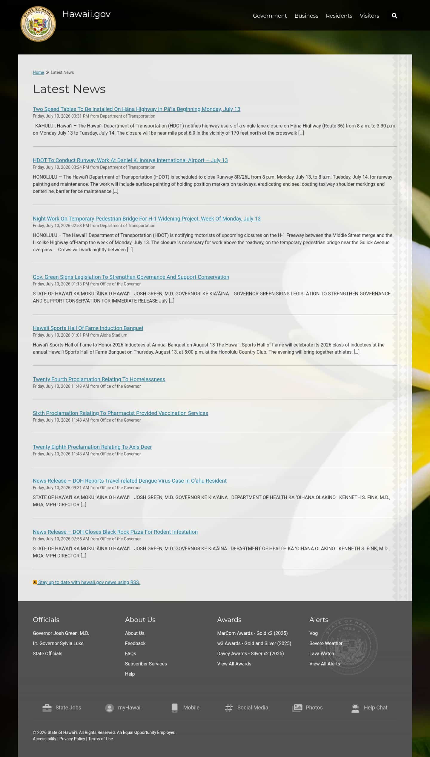 Latest website image capture