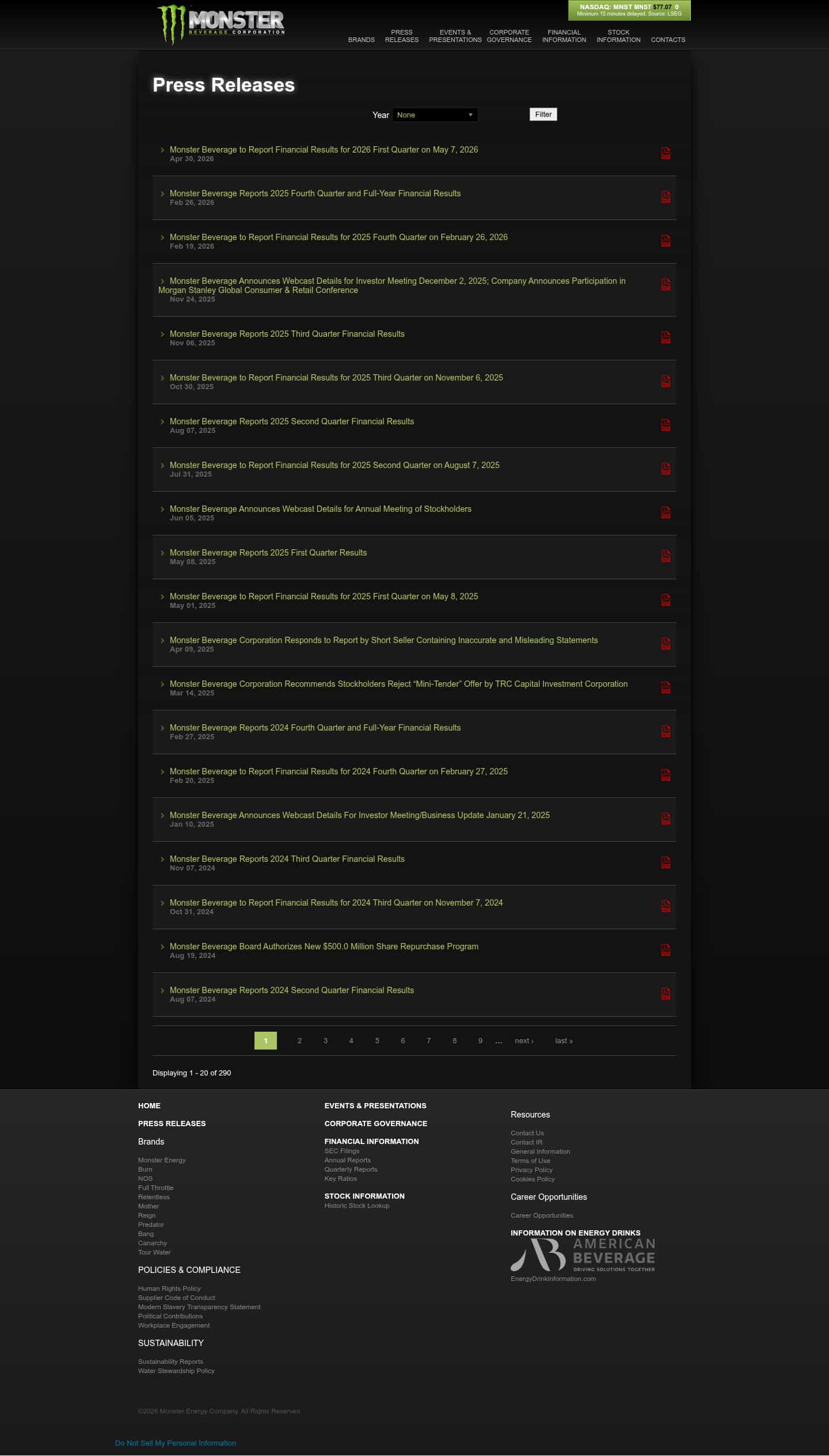Latest website image capture