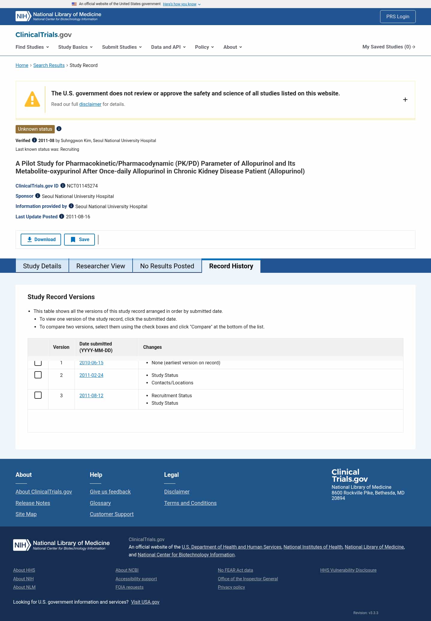 Latest website image capture