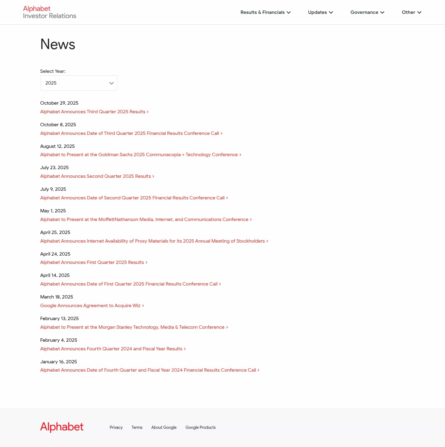 Latest website image capture