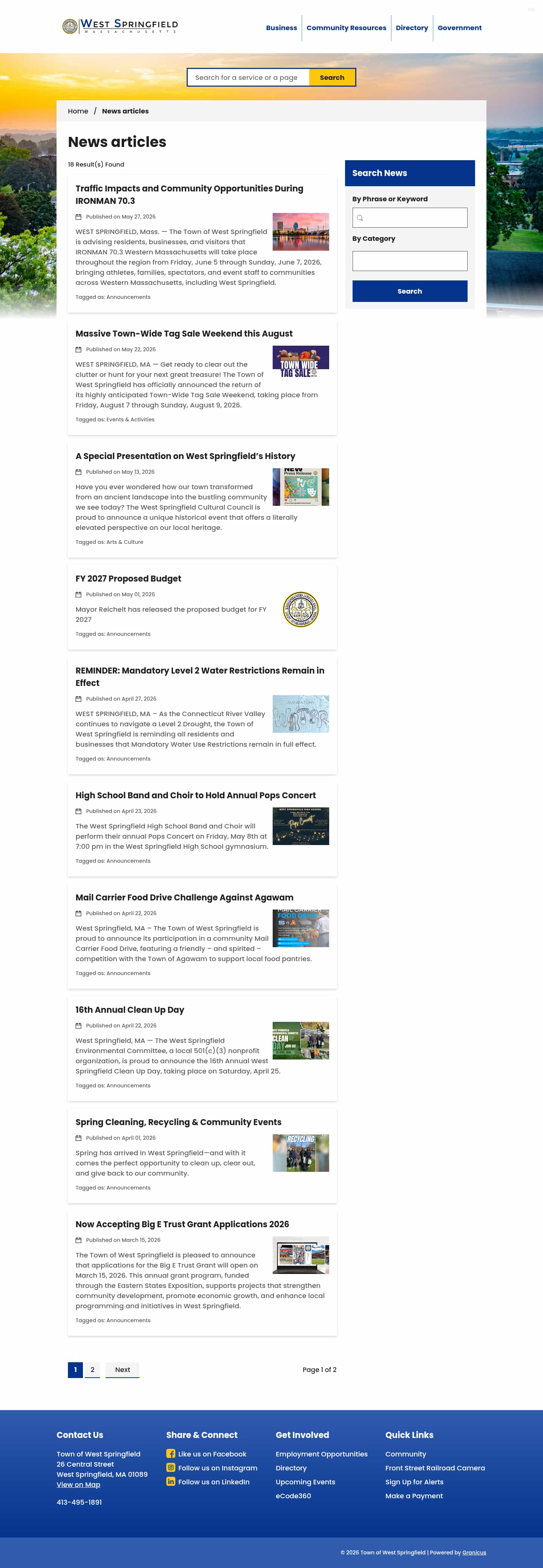 Latest website image capture
