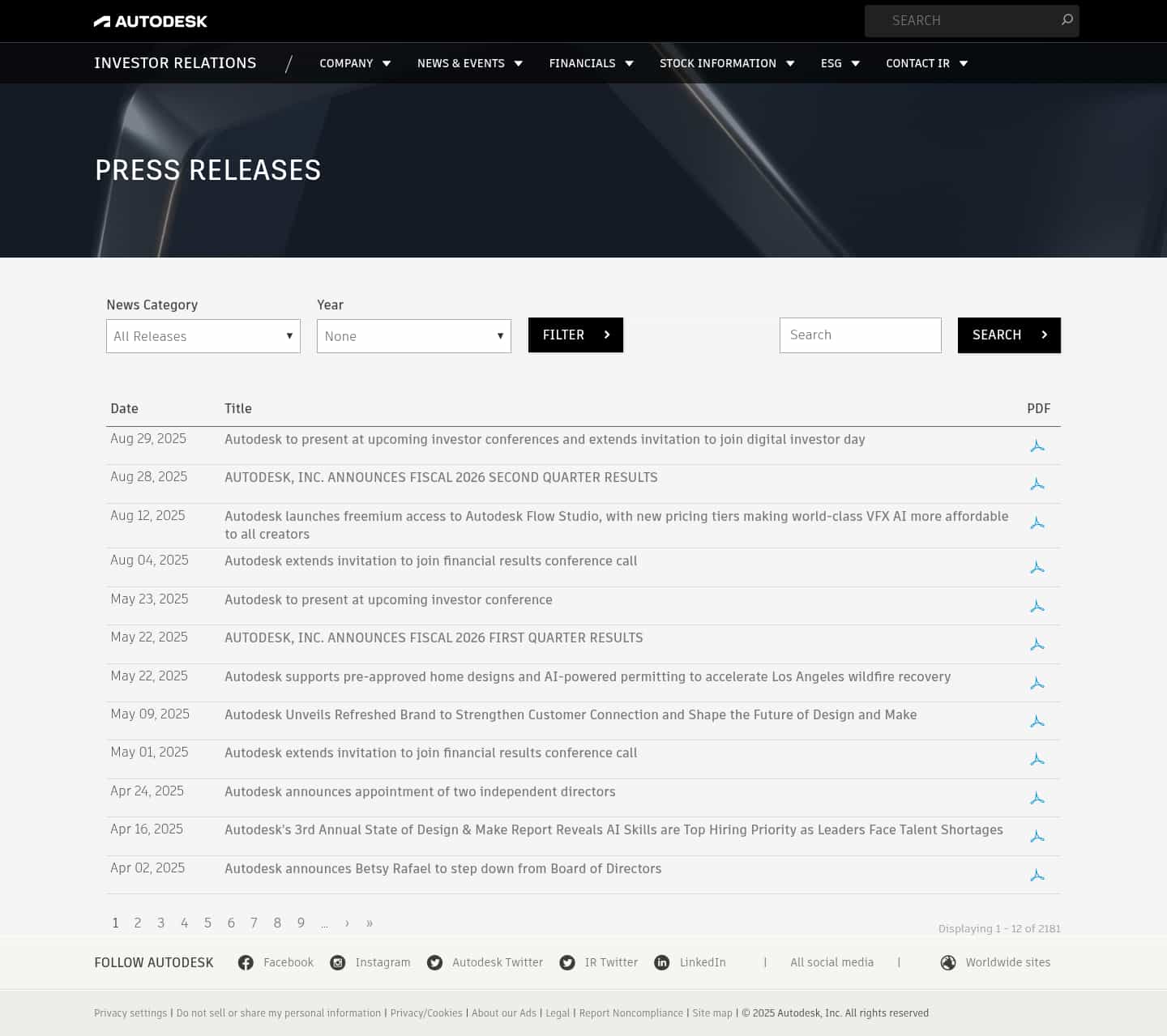 Latest website image capture