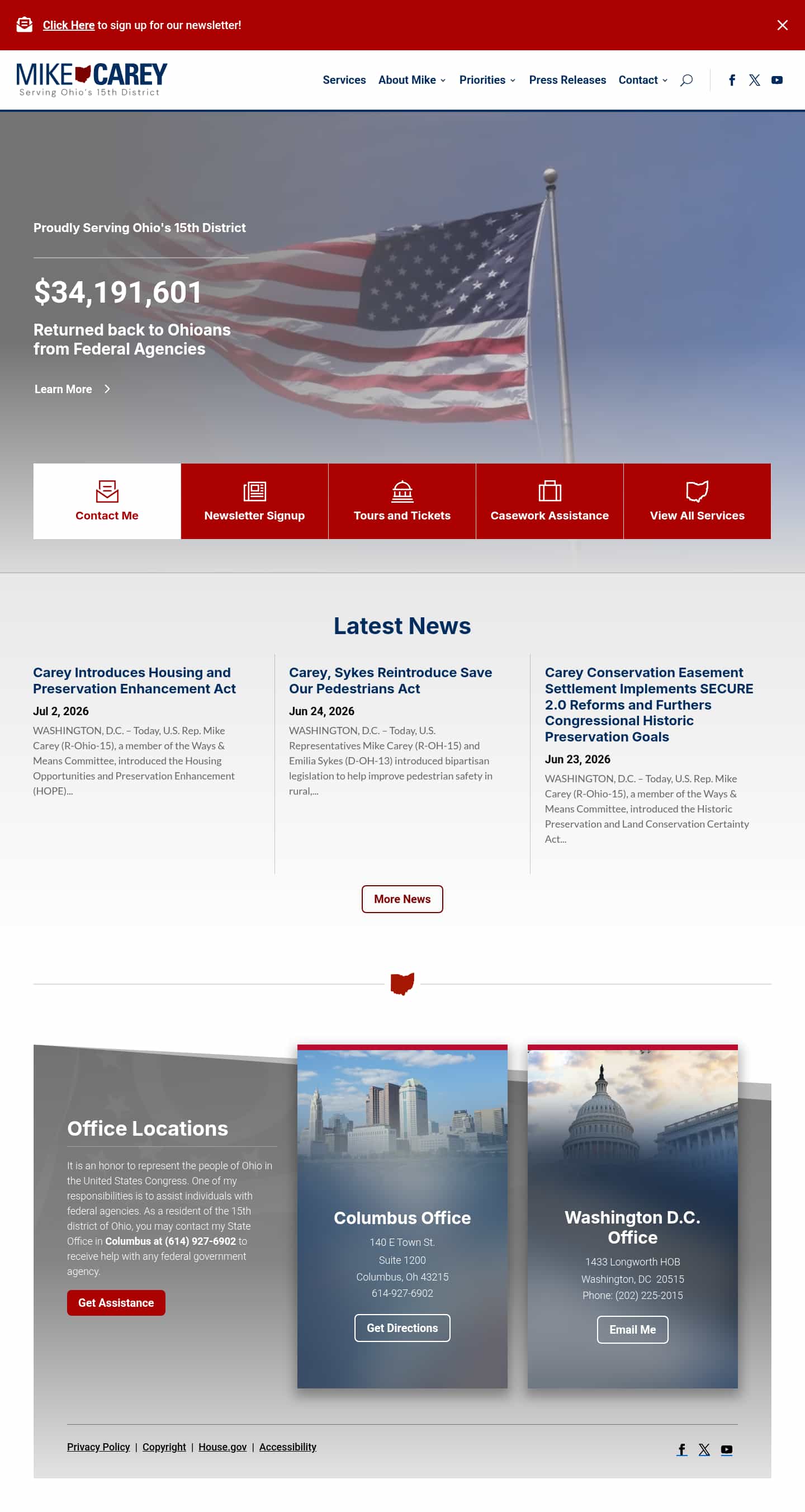 Latest website image capture