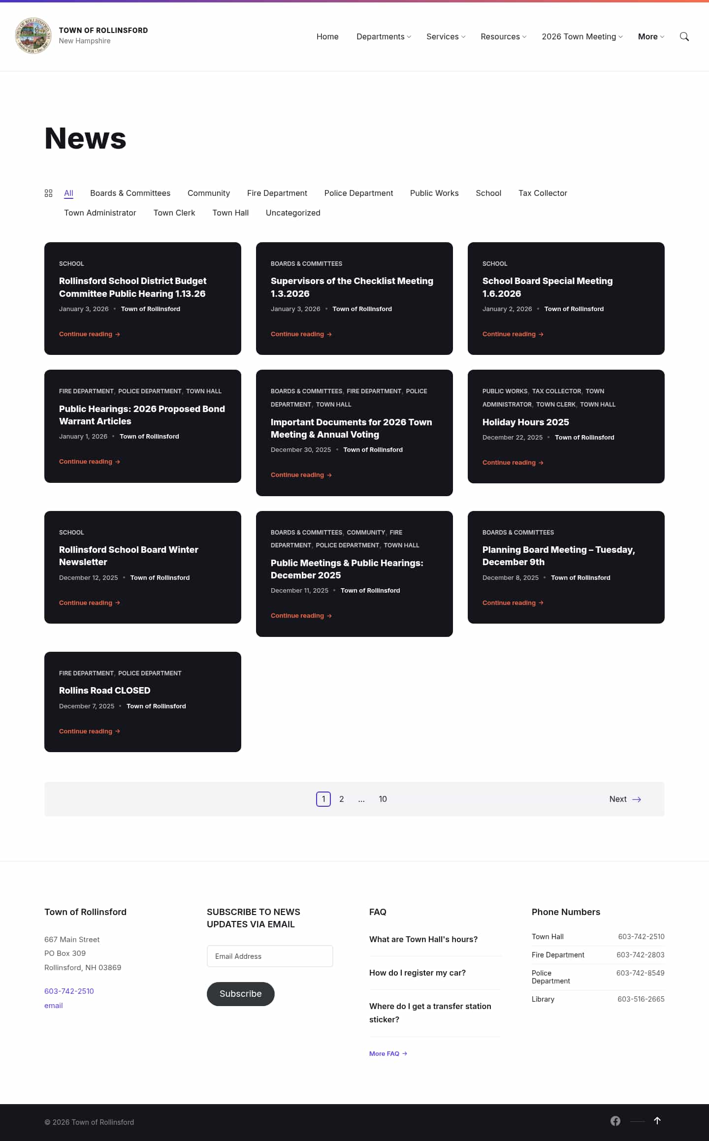 Latest website image capture