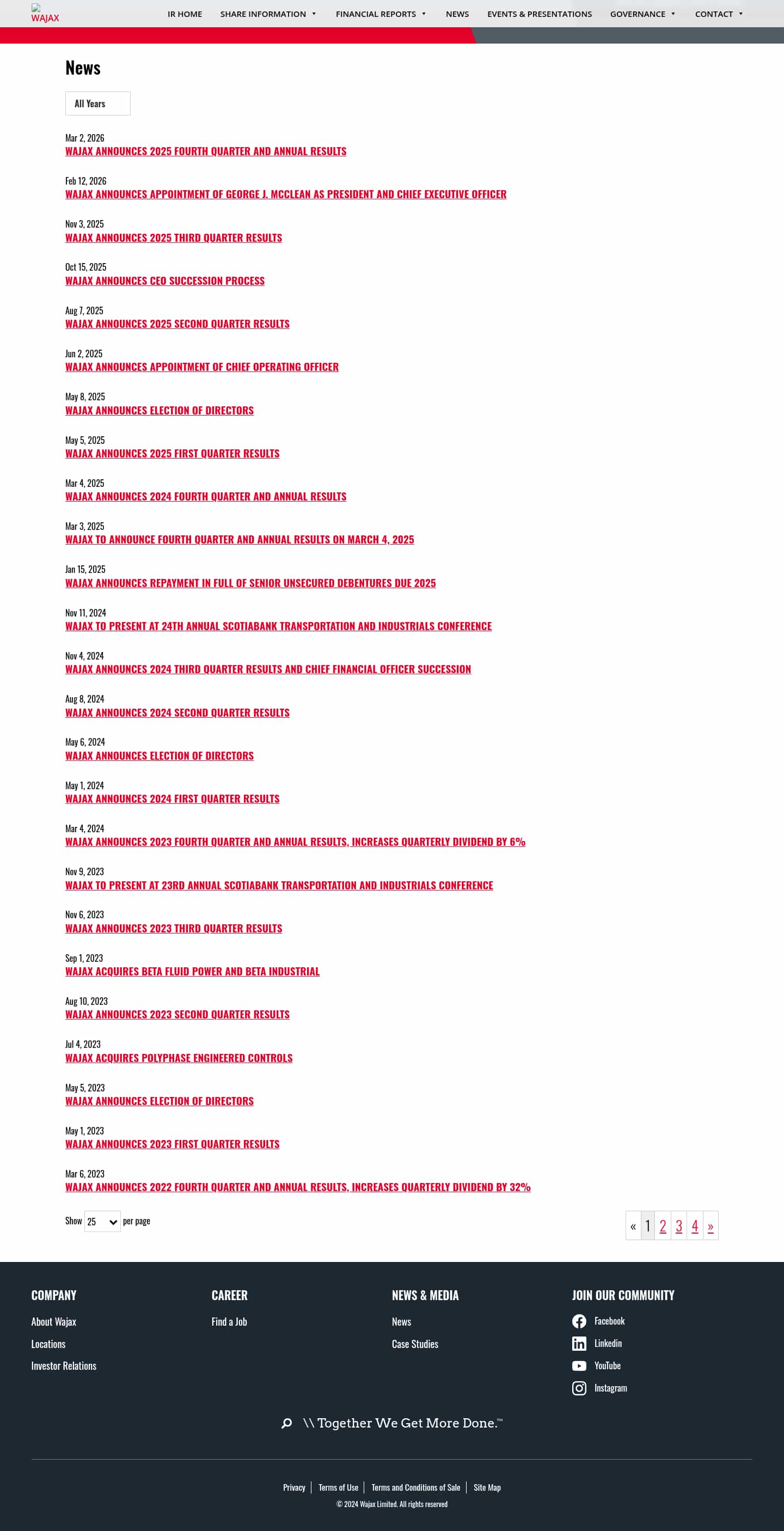 Latest website image capture