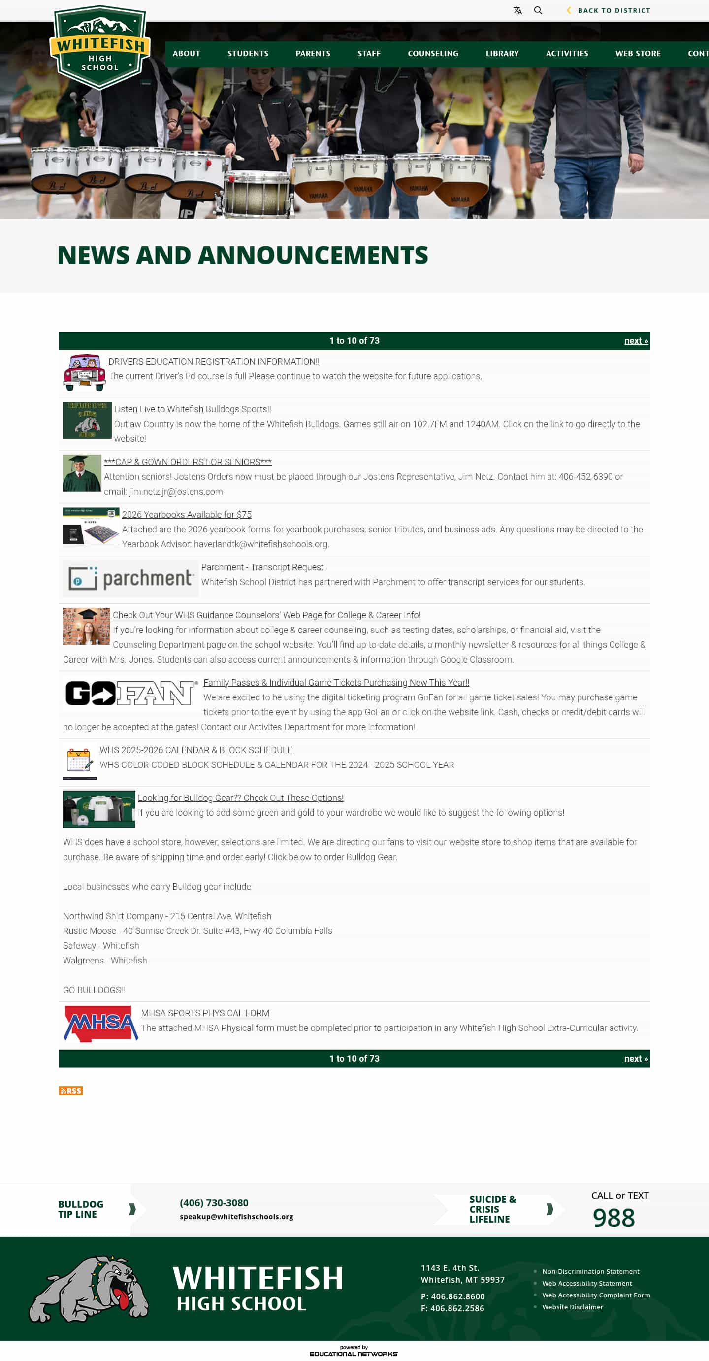 Latest website image capture