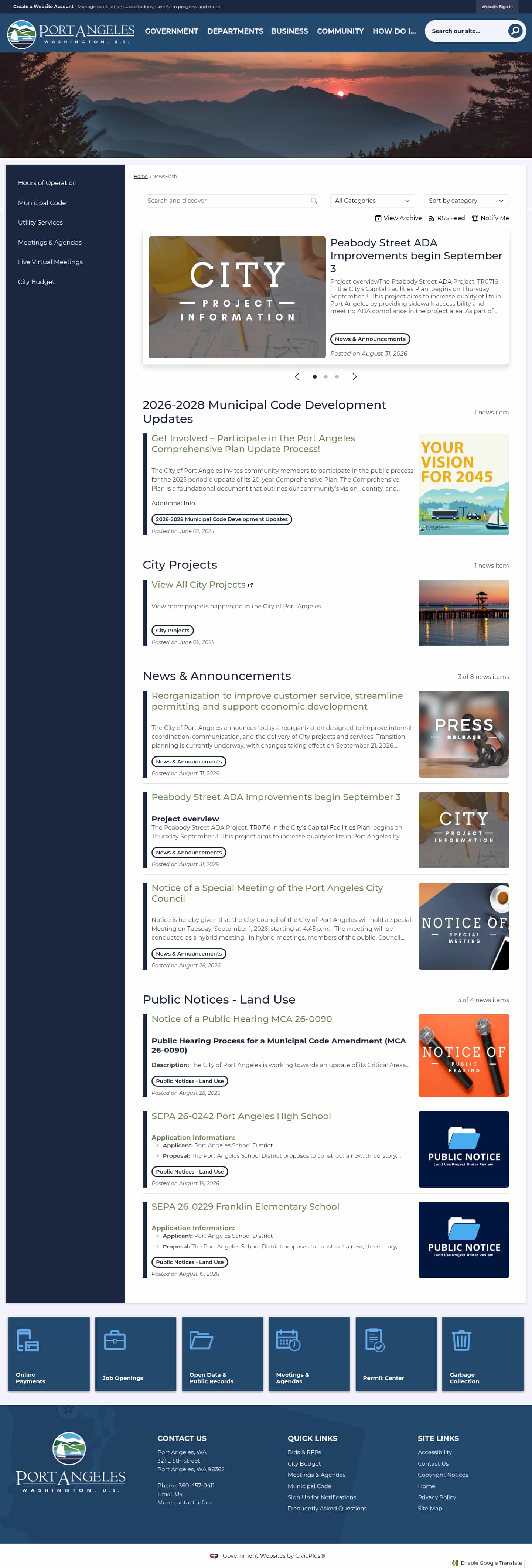 Latest website image capture