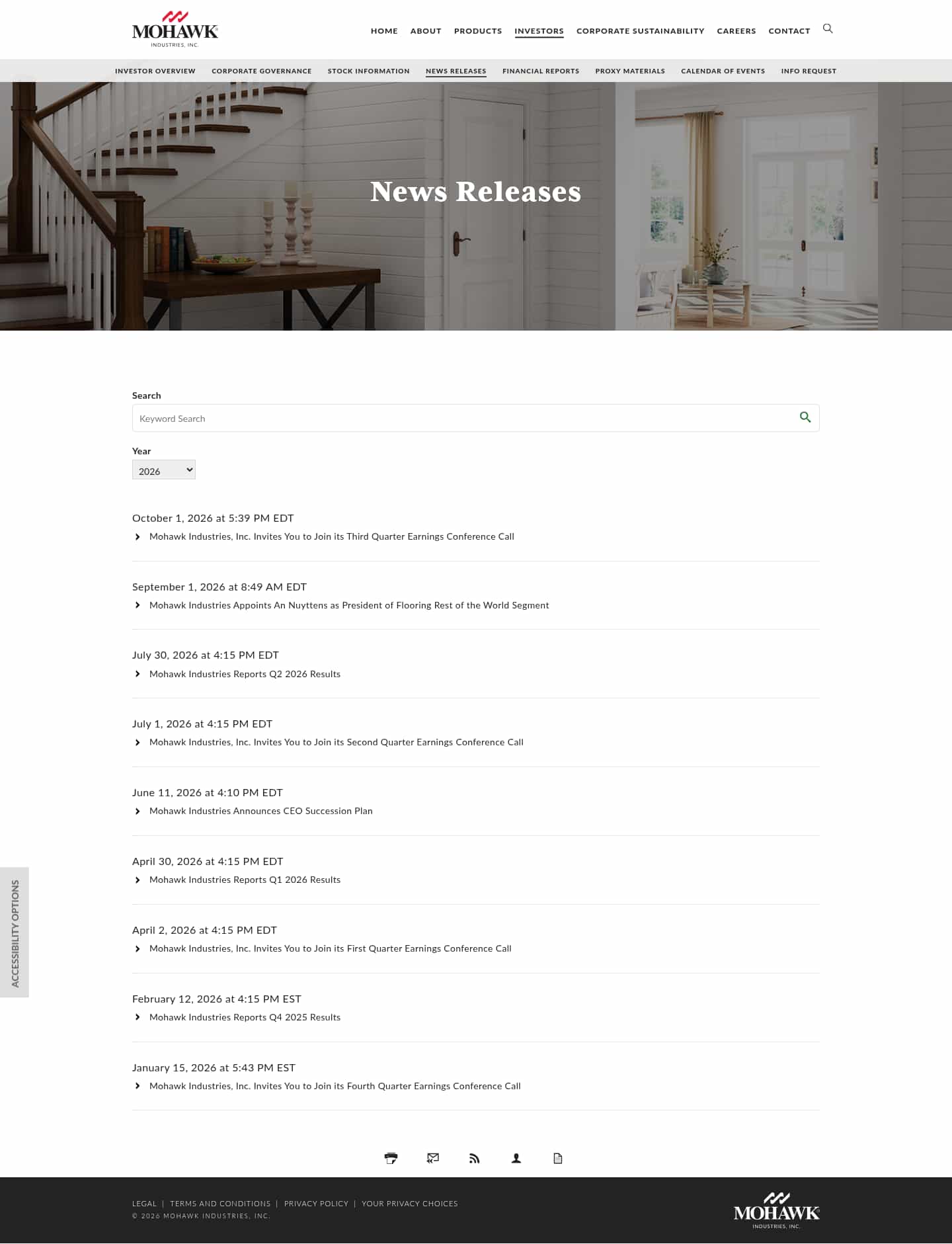 Latest website image capture
