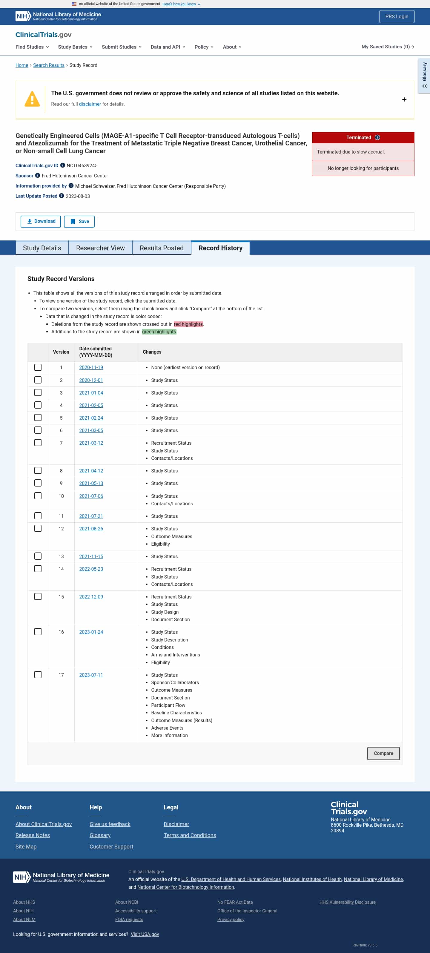 Latest website image capture