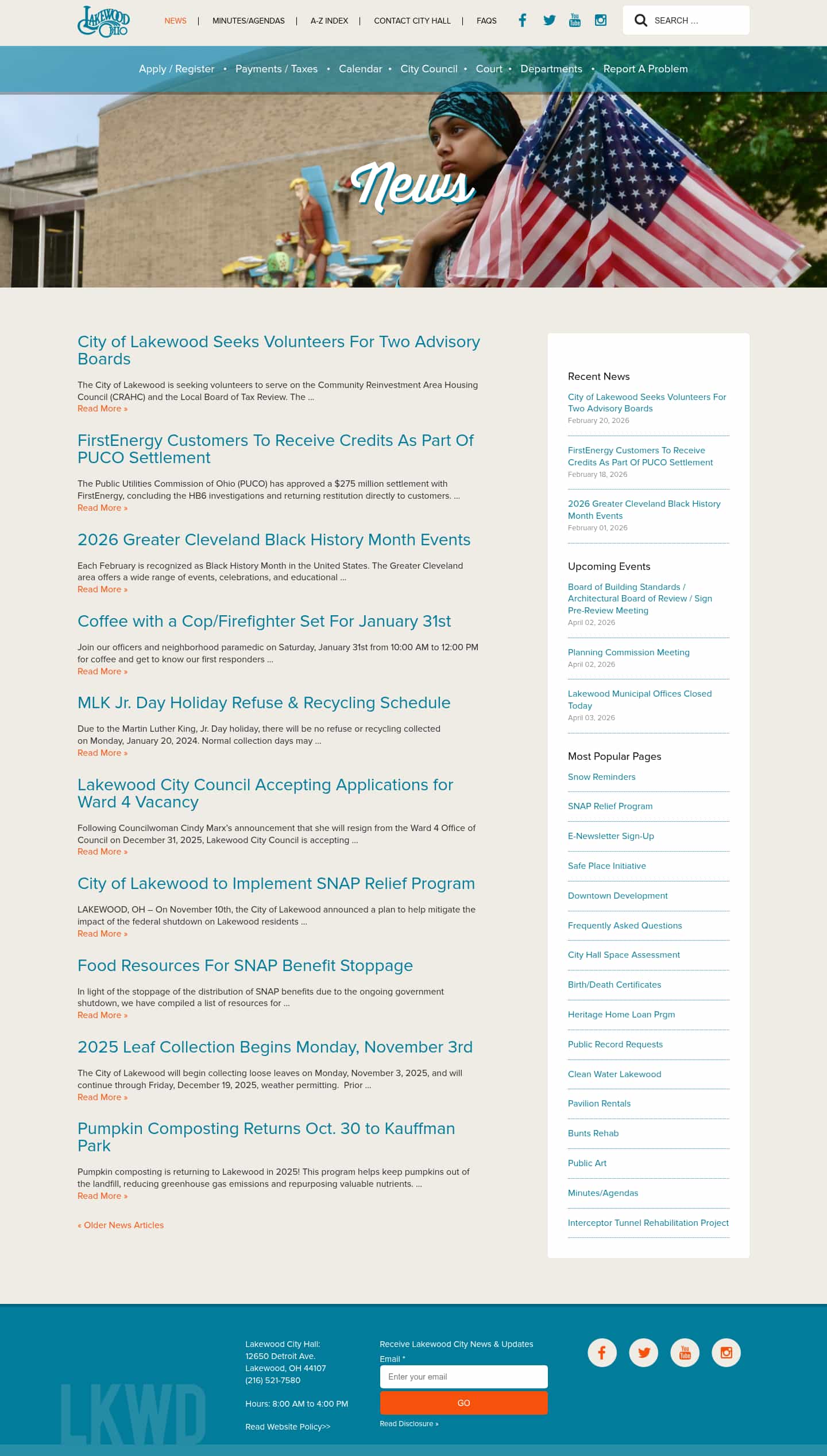 Latest website image capture