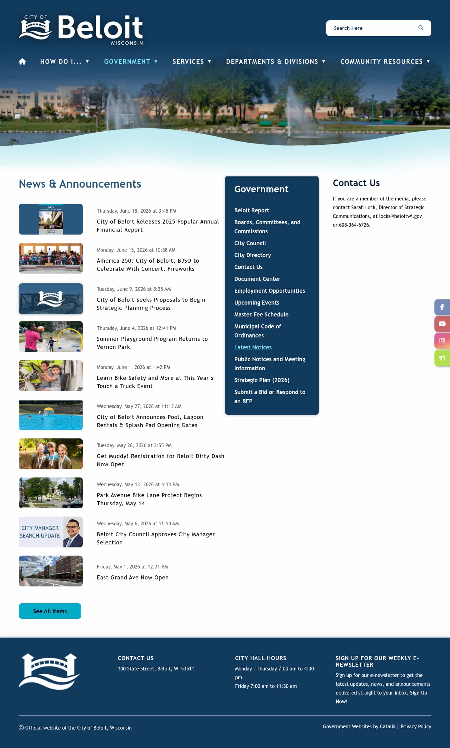 Latest website image capture