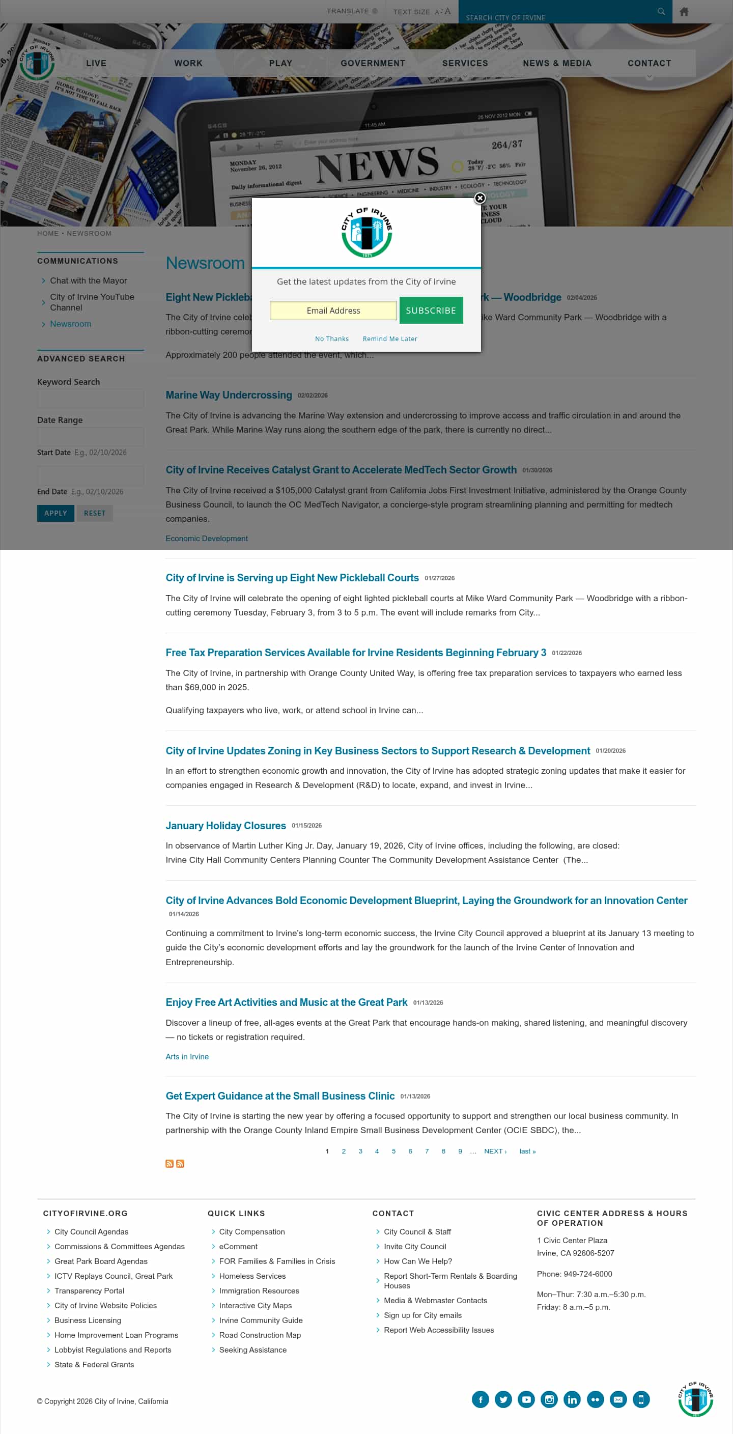 Latest website image capture