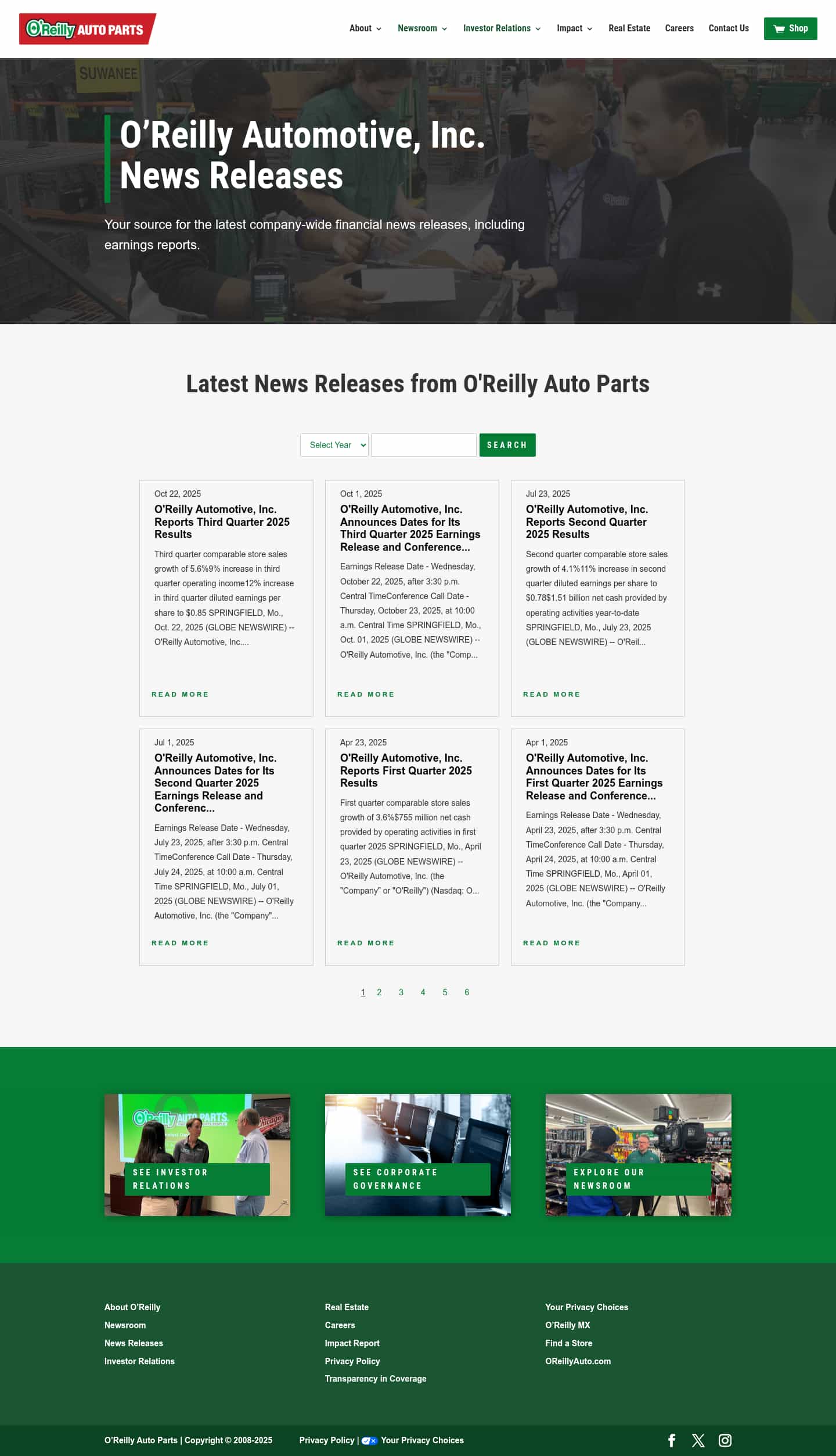 Latest website image capture