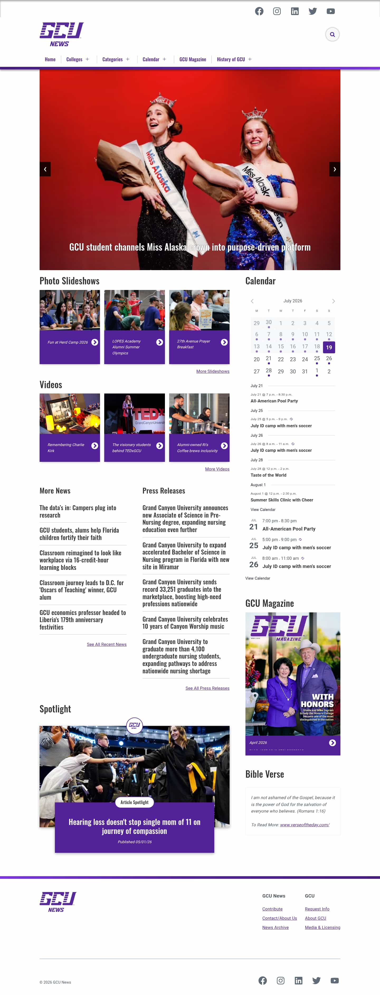 Latest website image capture