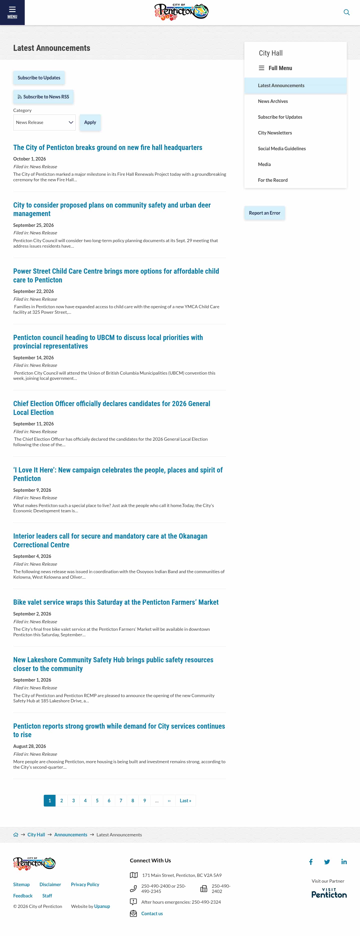 Latest website image capture