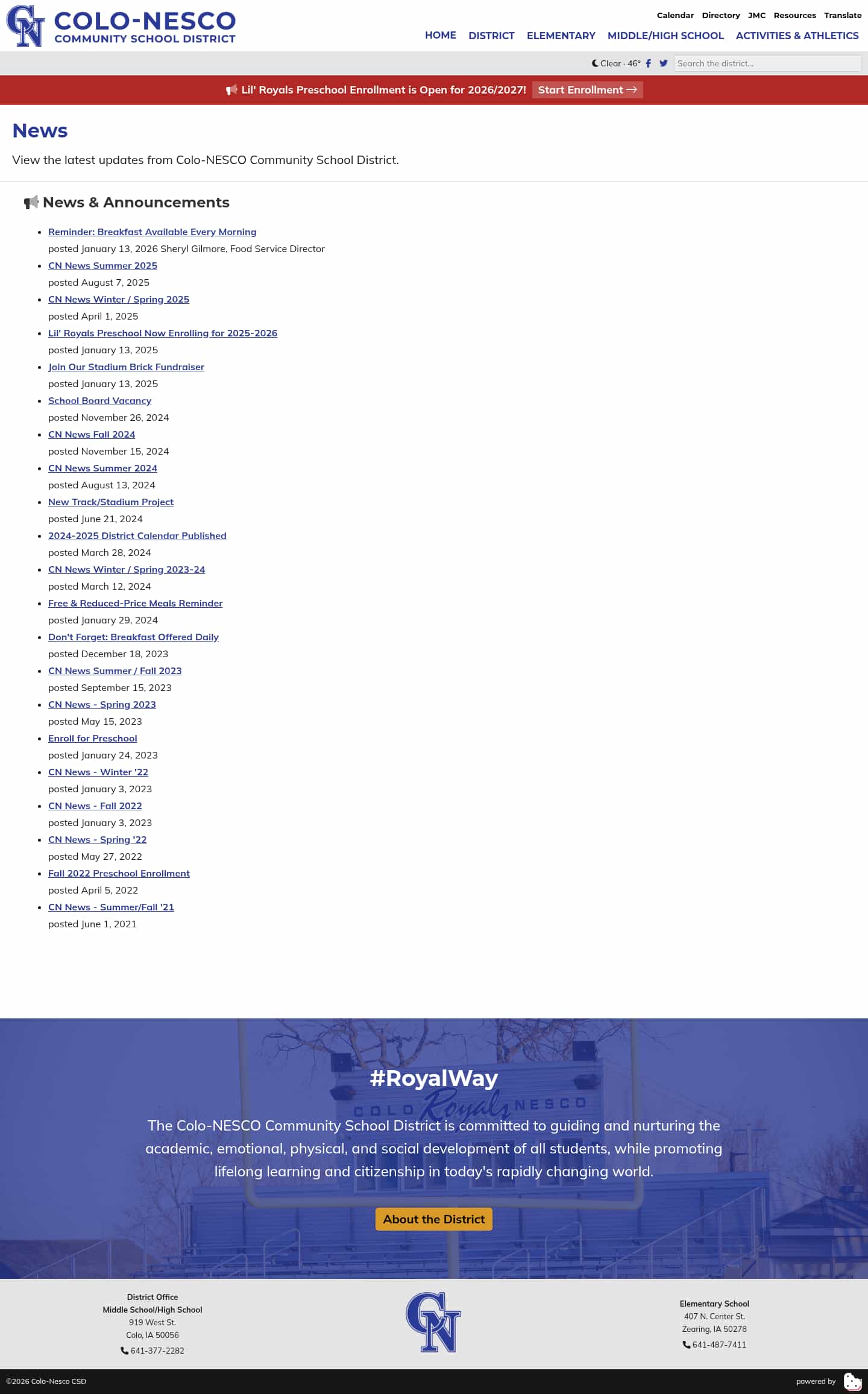 Latest website image capture