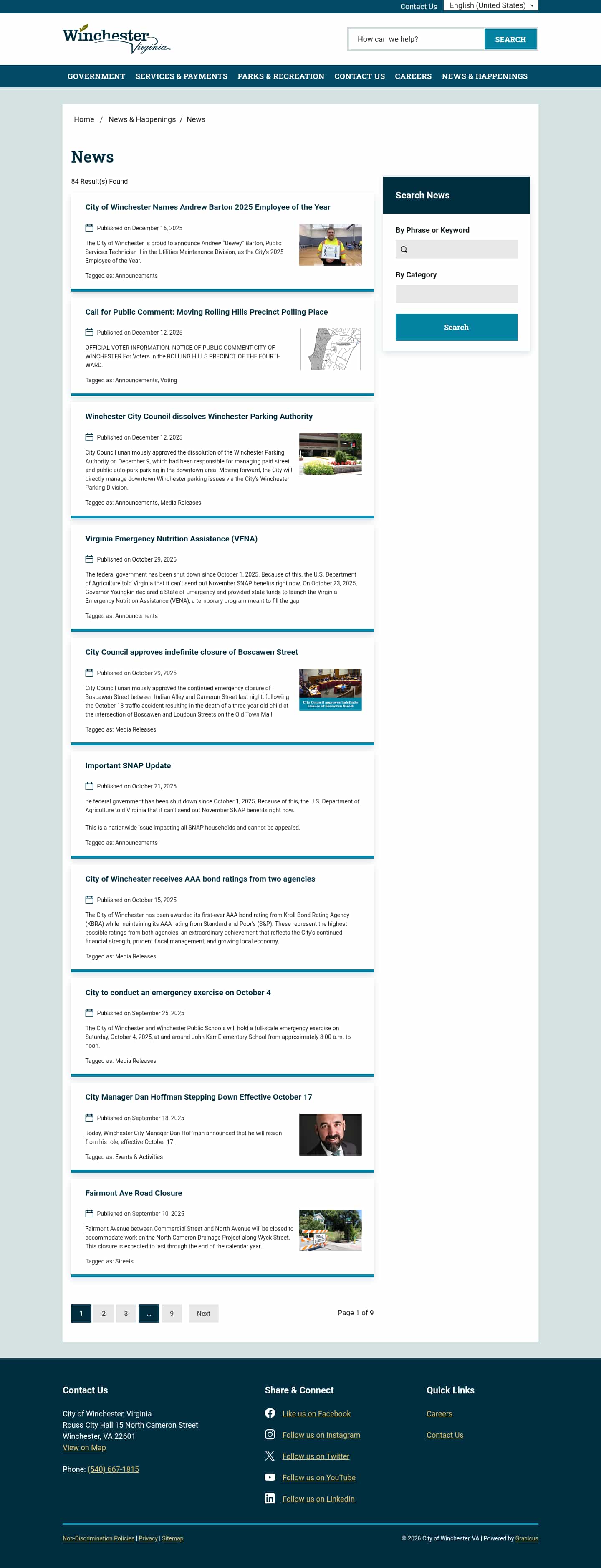 Latest website image capture