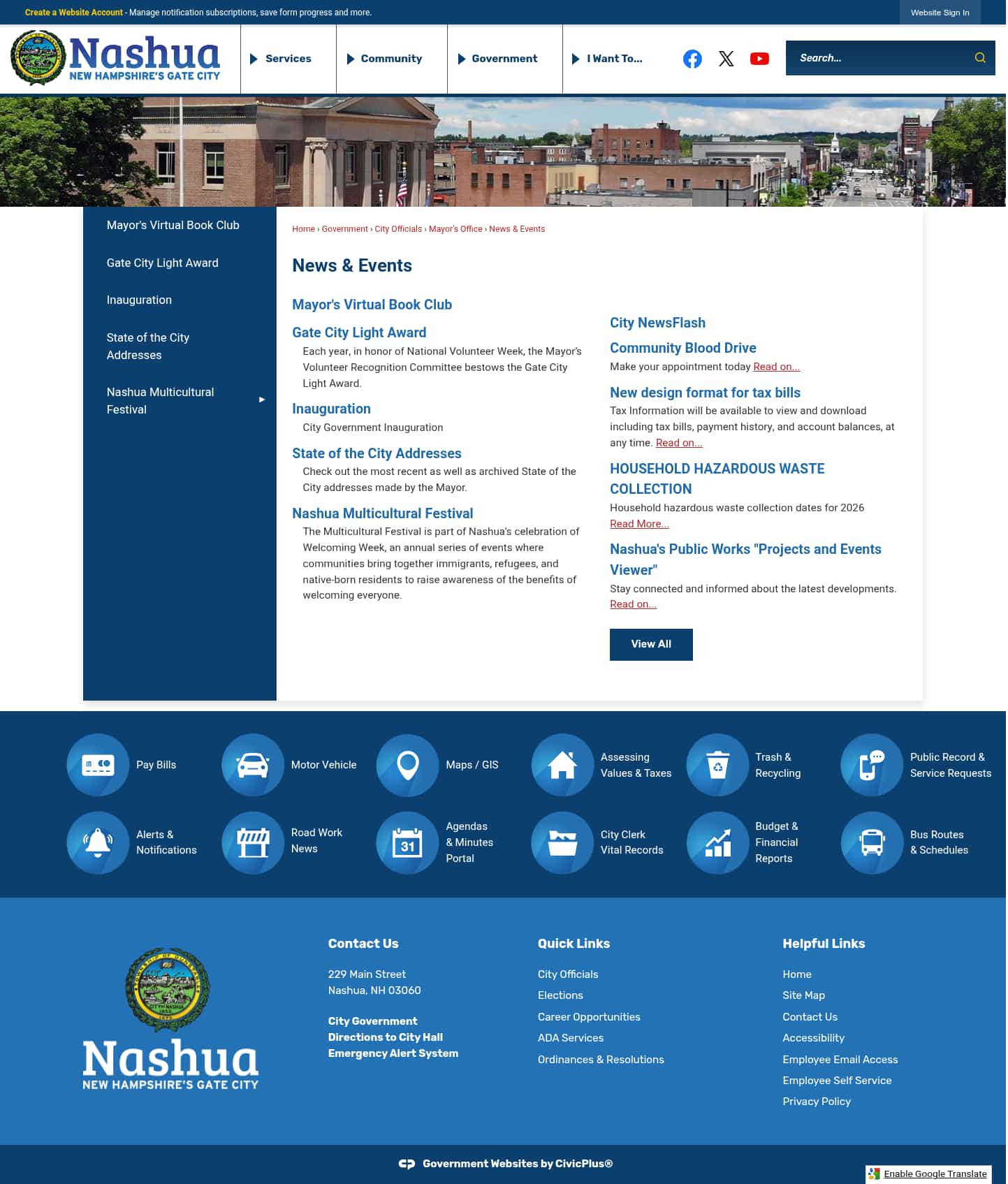 Latest website image capture