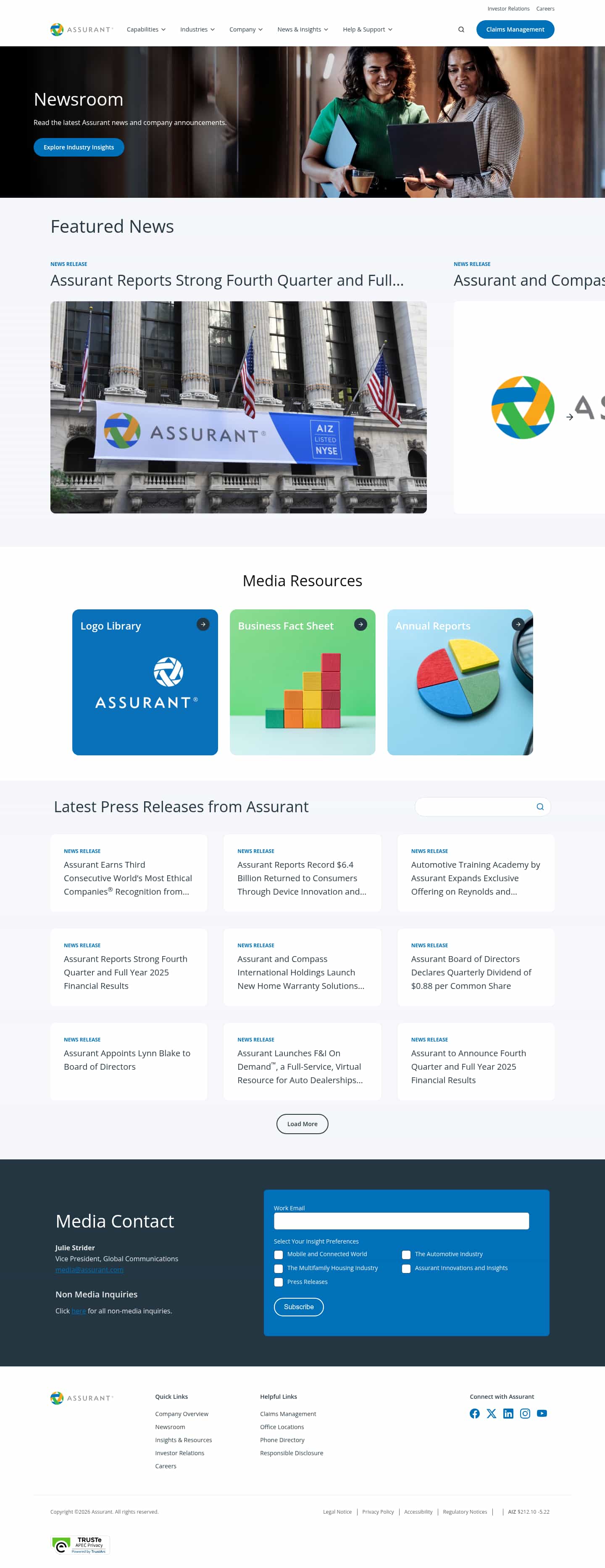 Latest website image capture