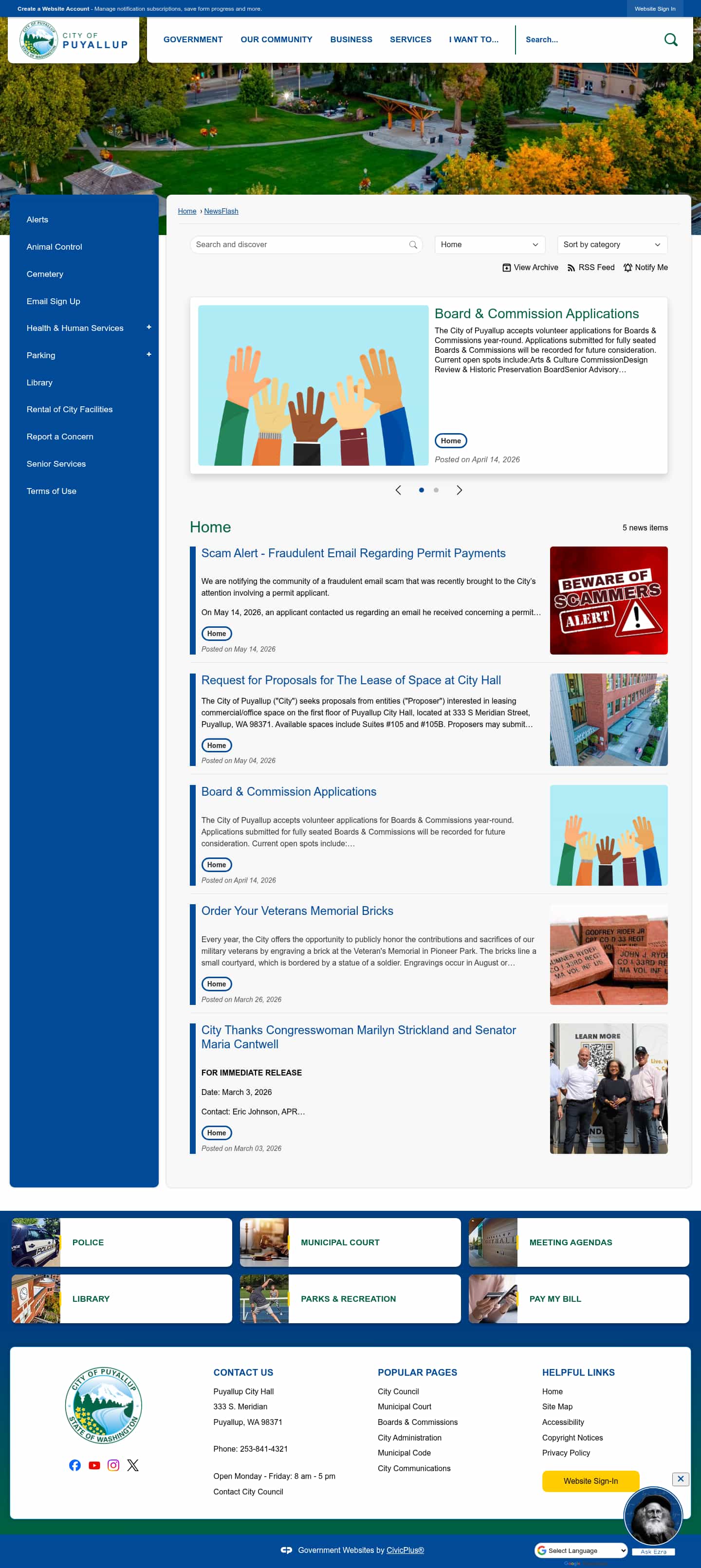 Latest website image capture