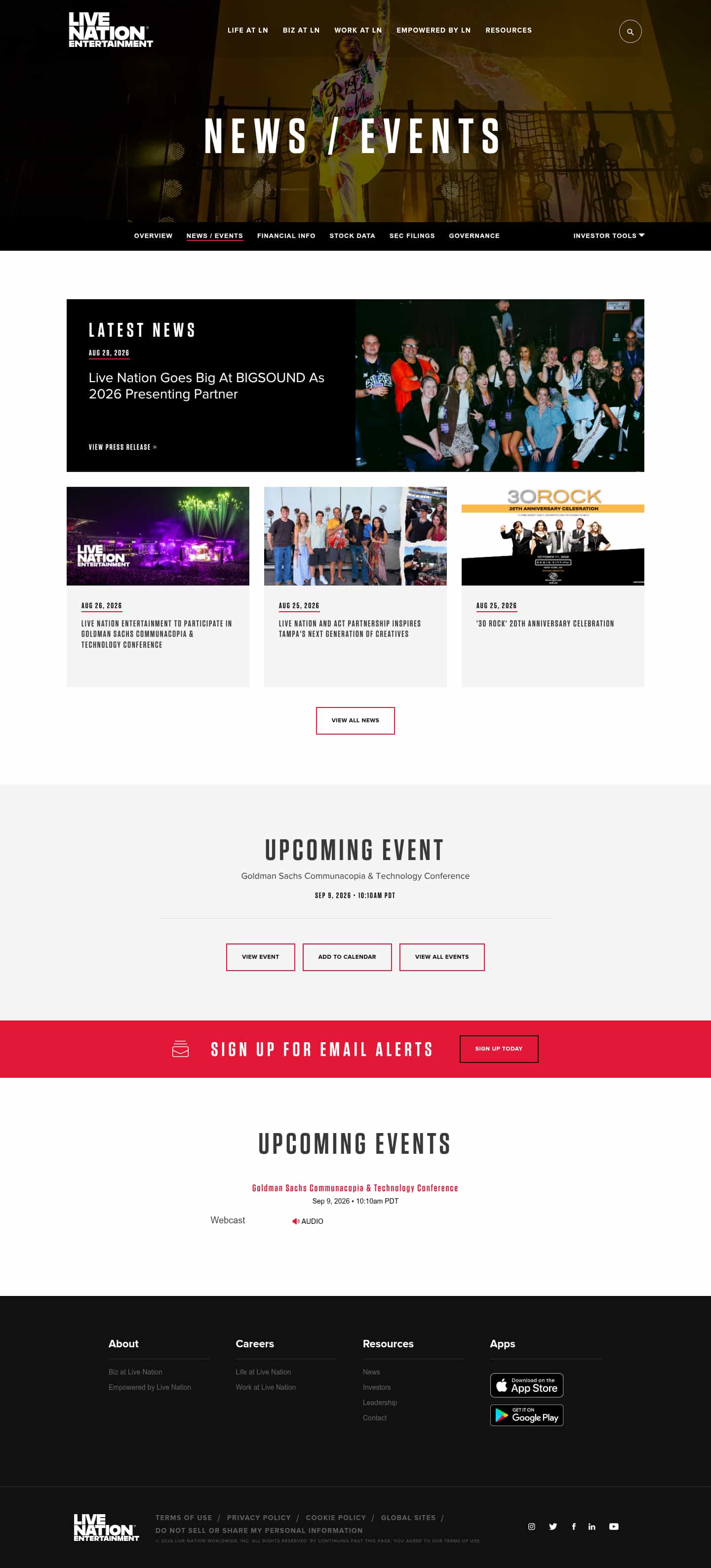 Latest website image capture