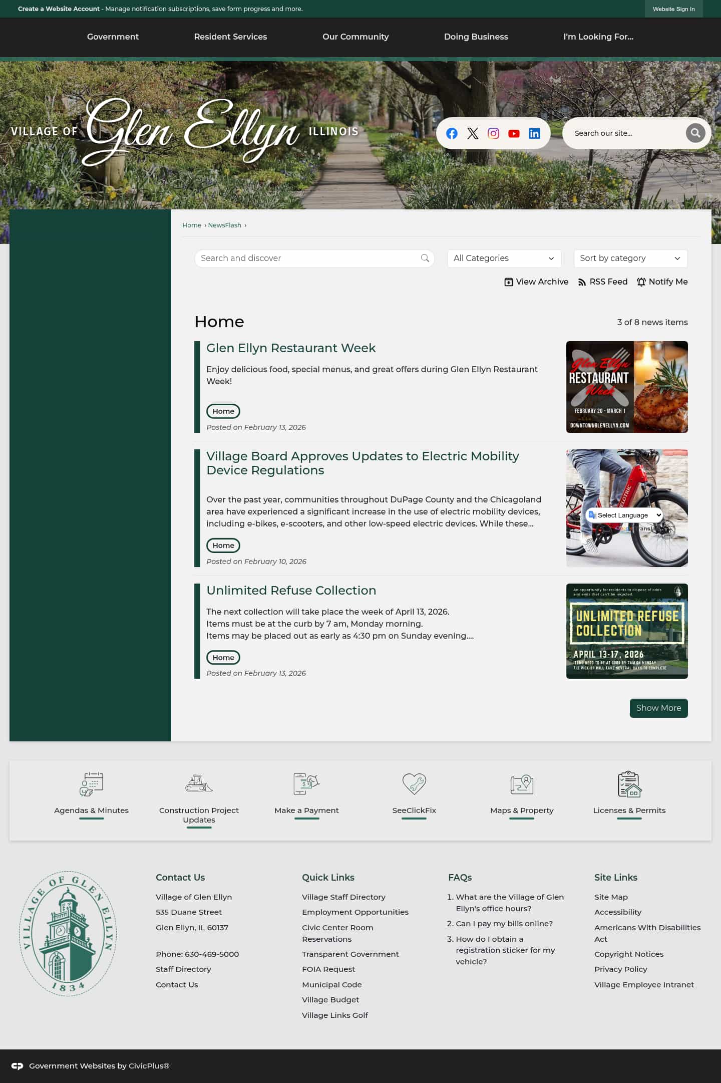Latest website image capture