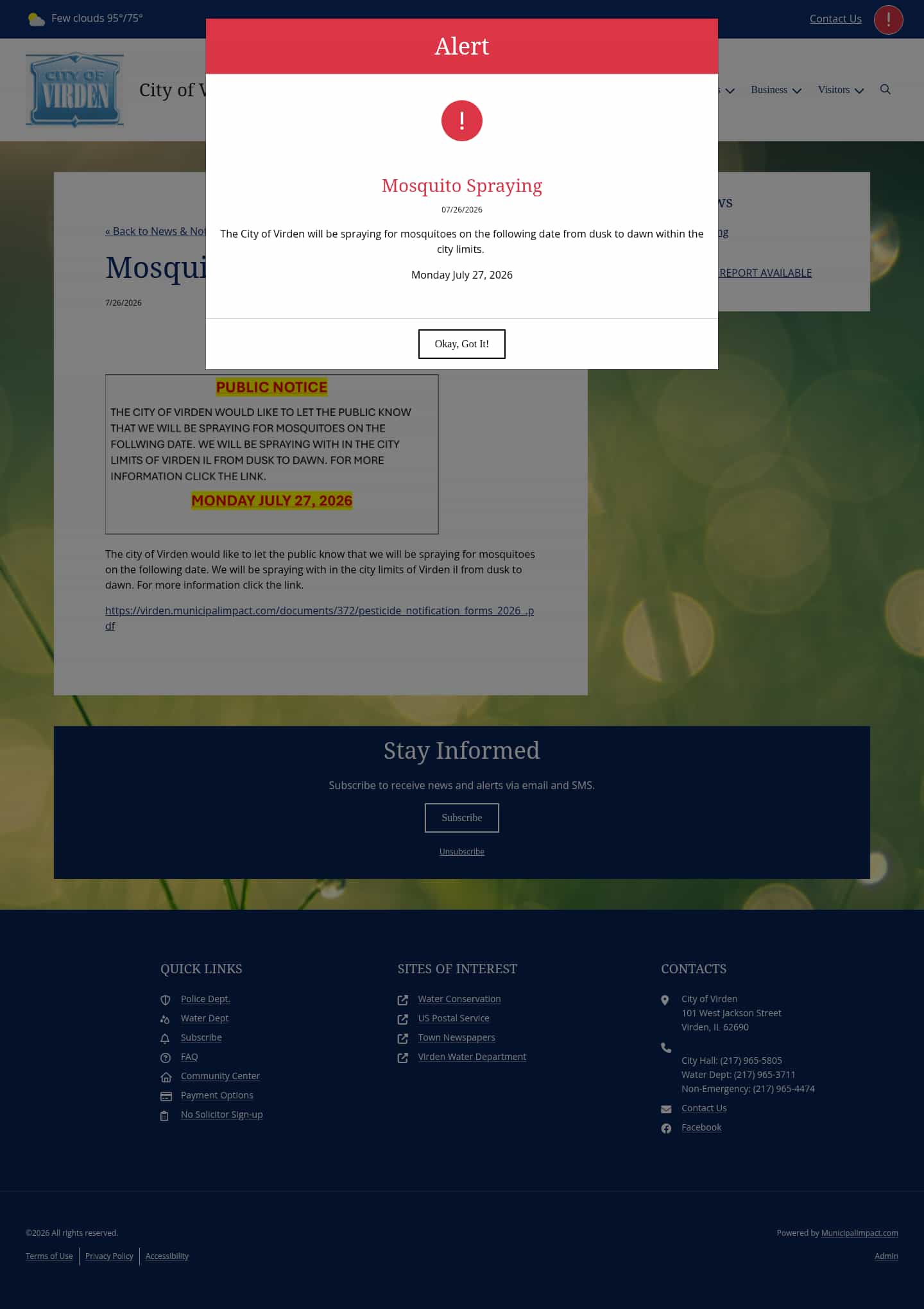 Latest website image capture