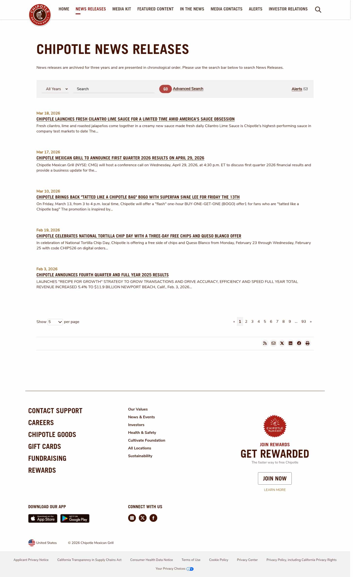 Latest website image capture