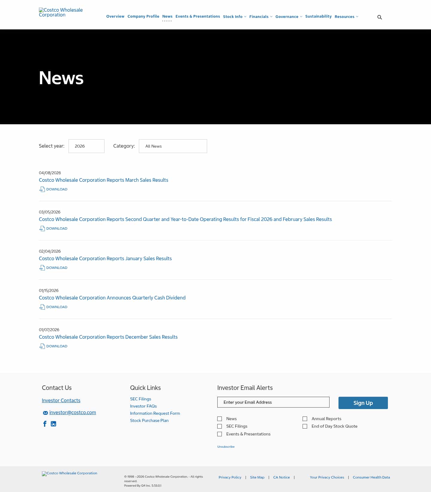 Latest website image capture