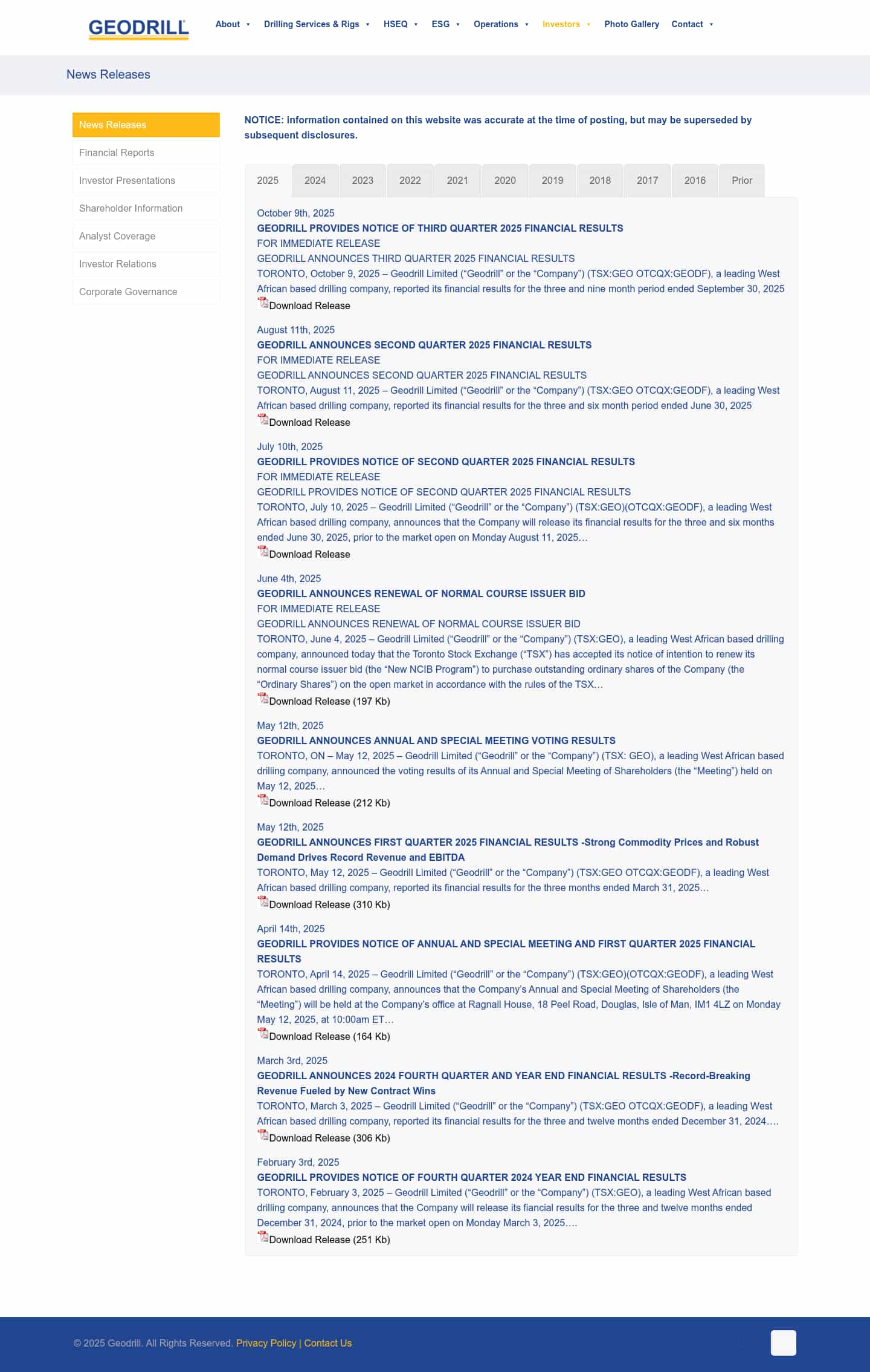 Latest website image capture