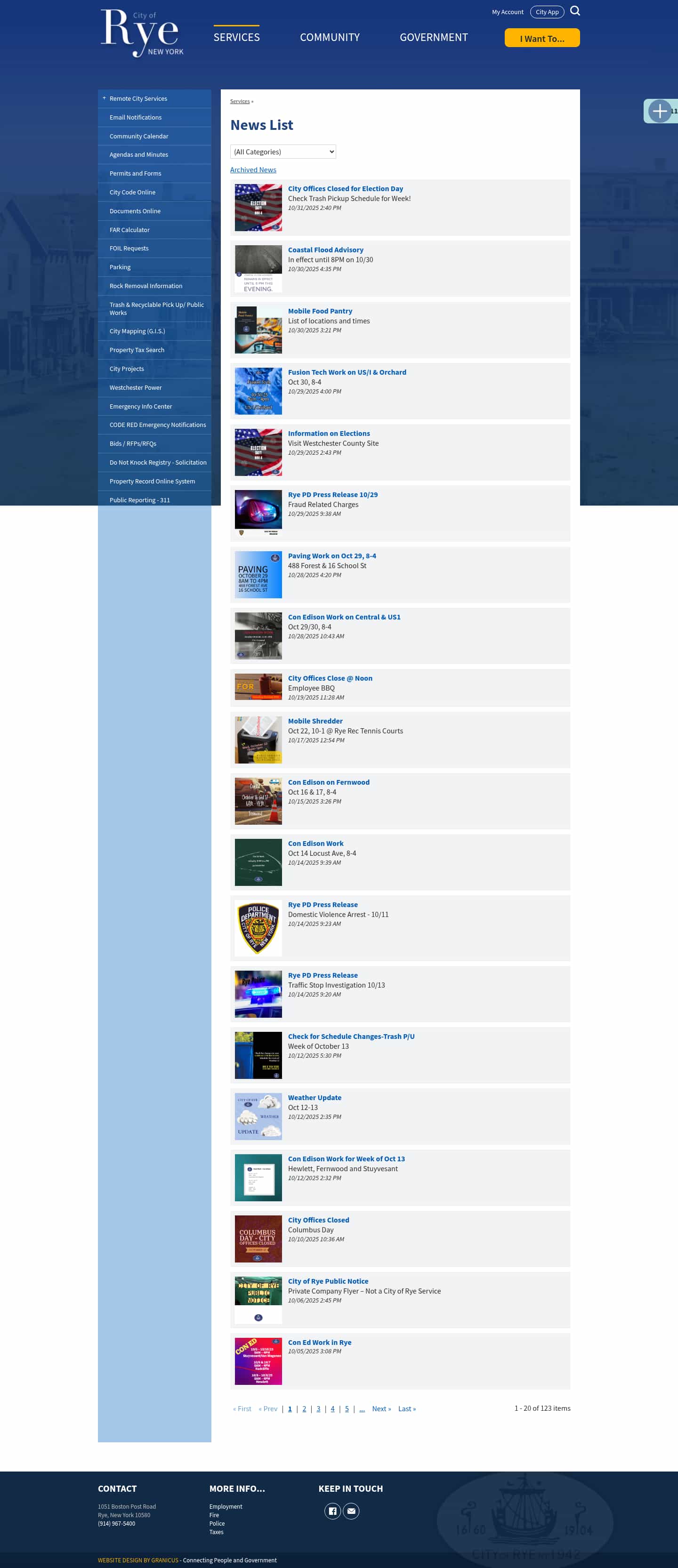 Latest website image capture