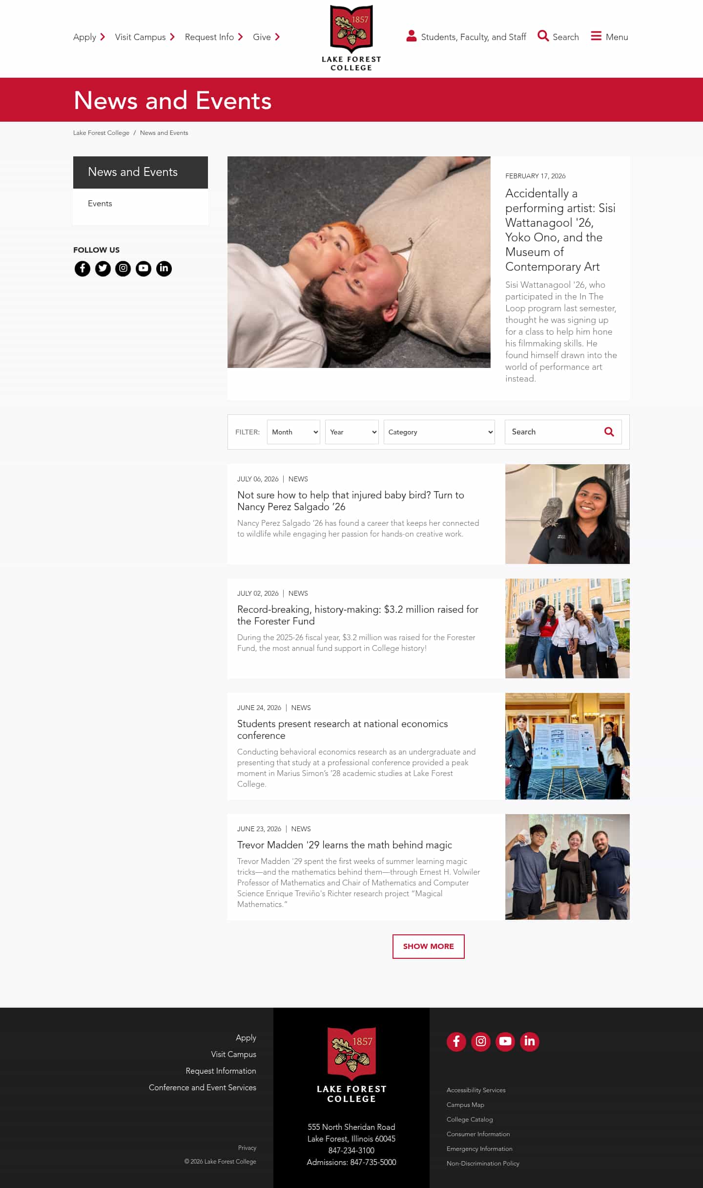 Latest website image capture