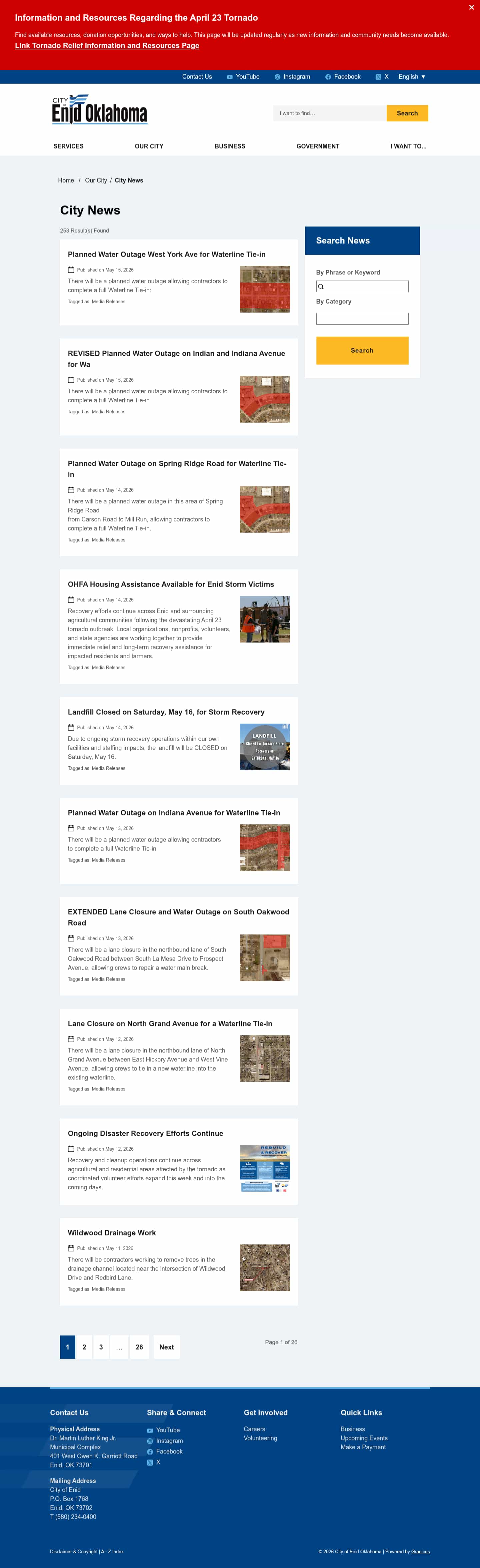 Latest website image capture