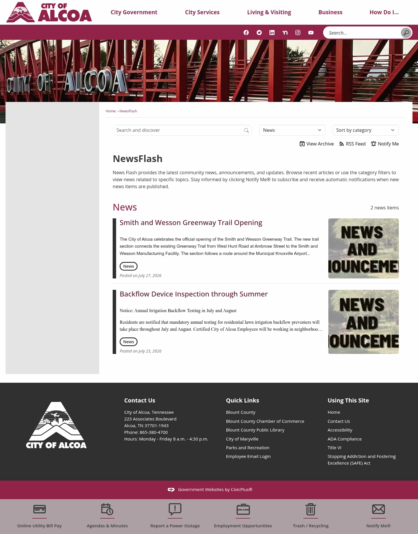 Latest website image capture