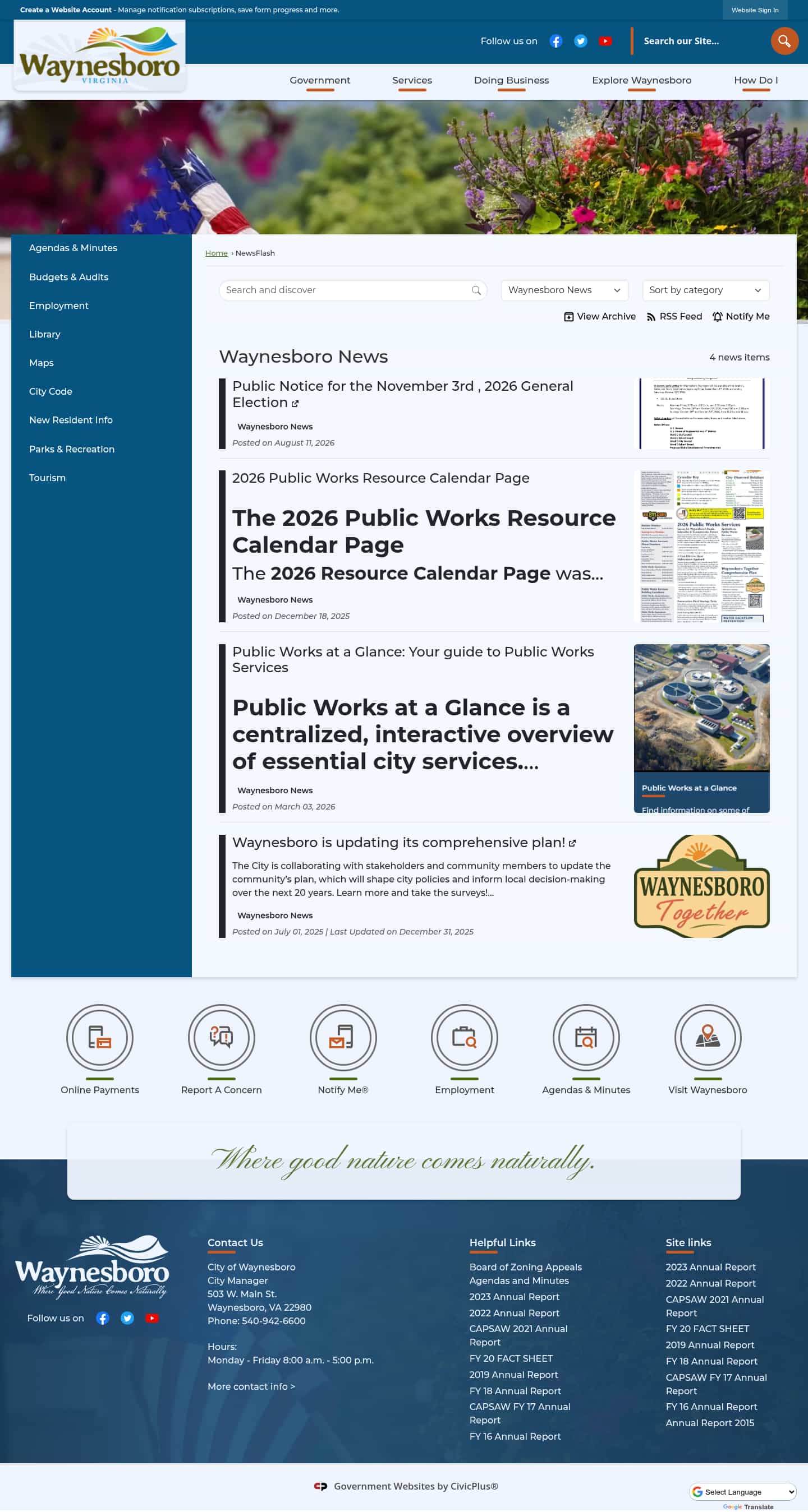 Latest website image capture