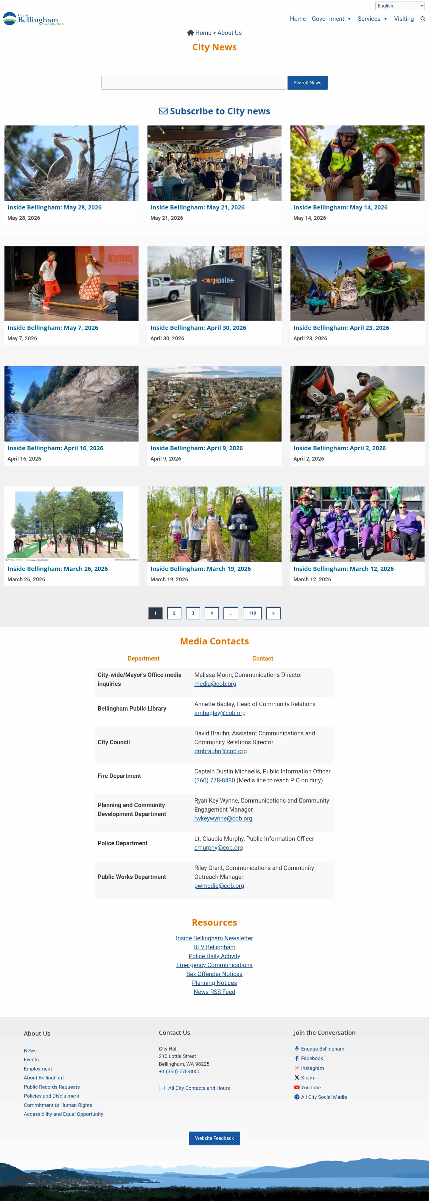 Latest website image capture