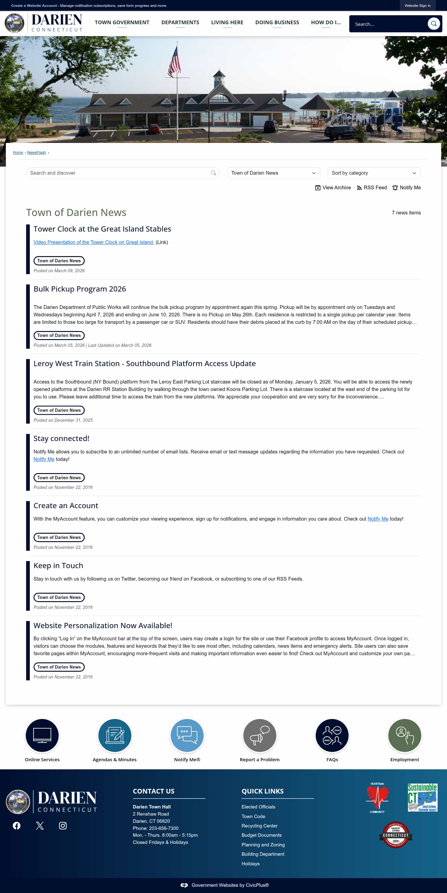 Latest website image capture