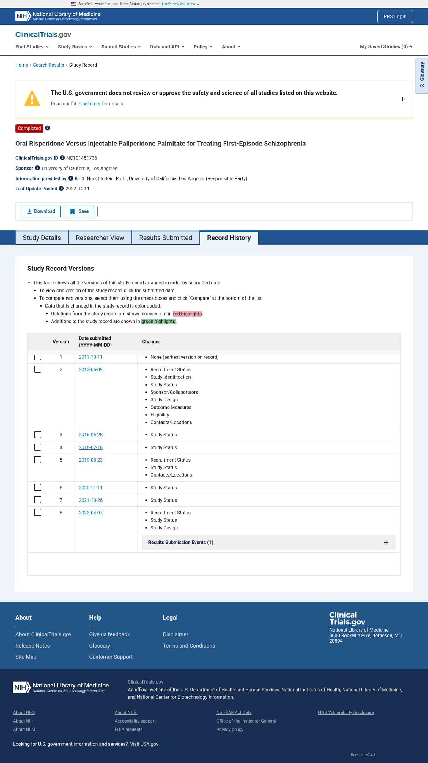 Latest website image capture