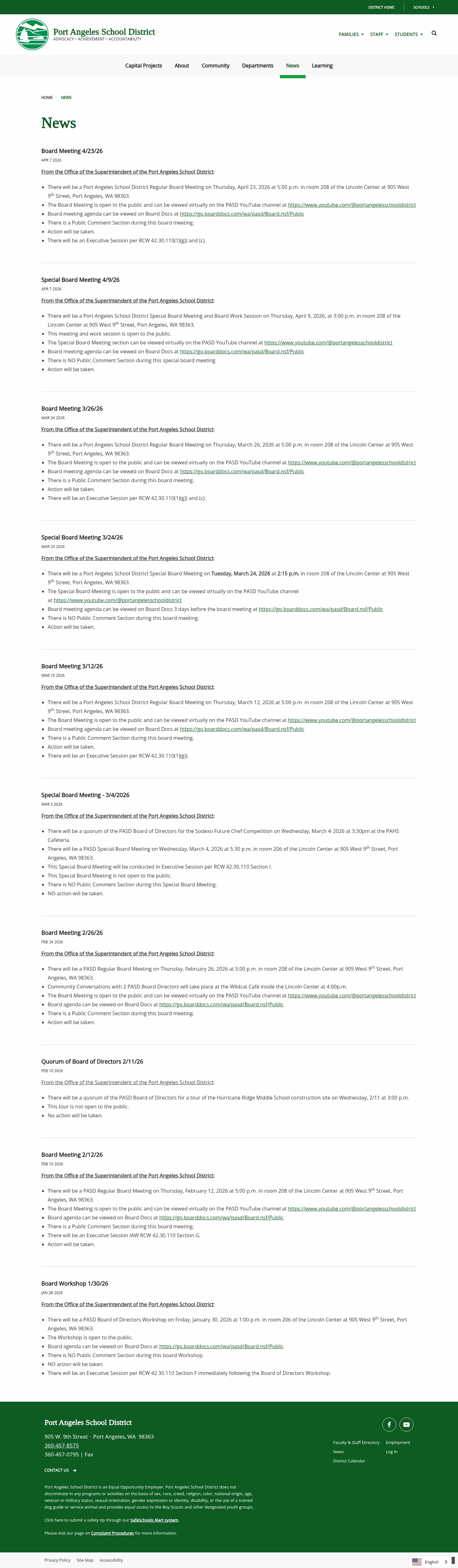 Latest website image capture