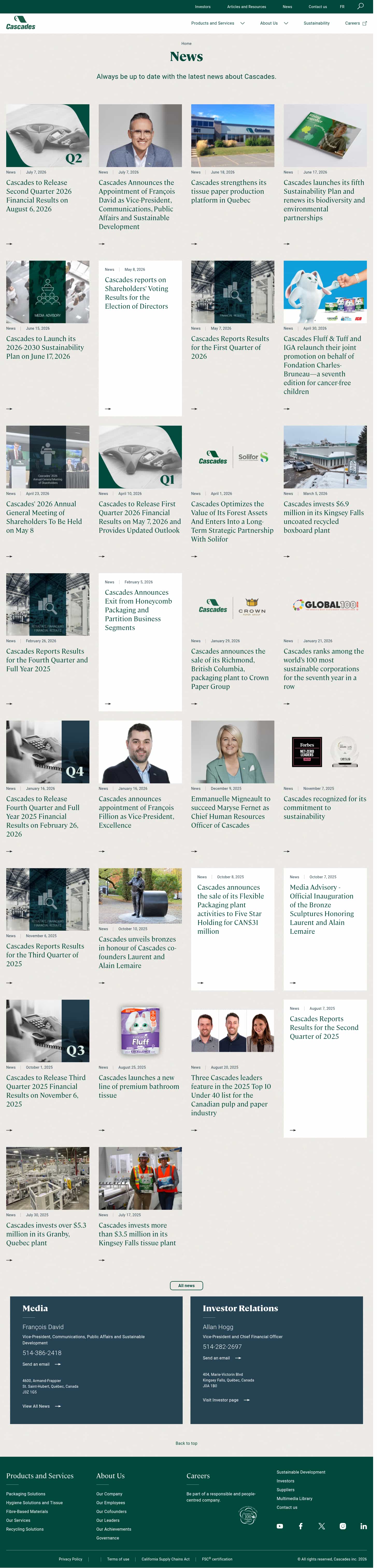 Latest website image capture