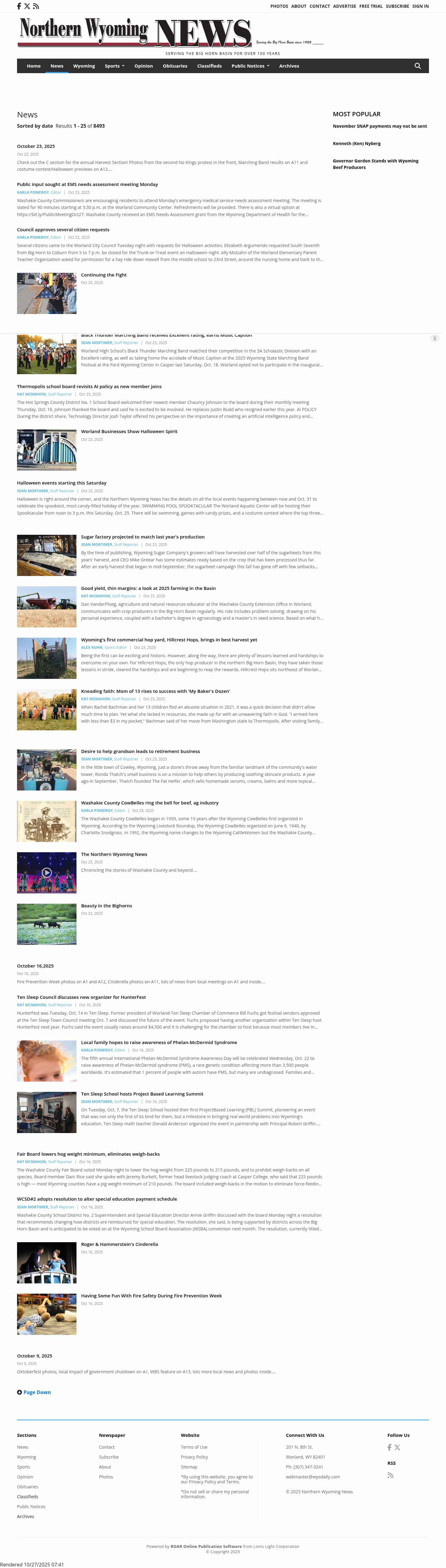 Latest website image capture