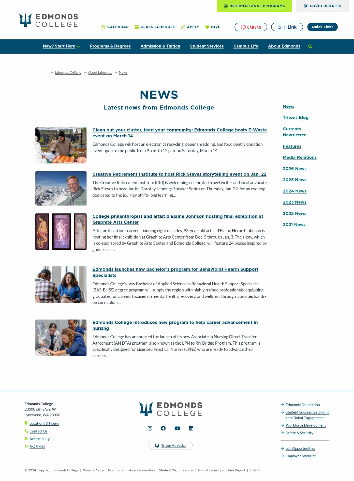 Latest website image capture