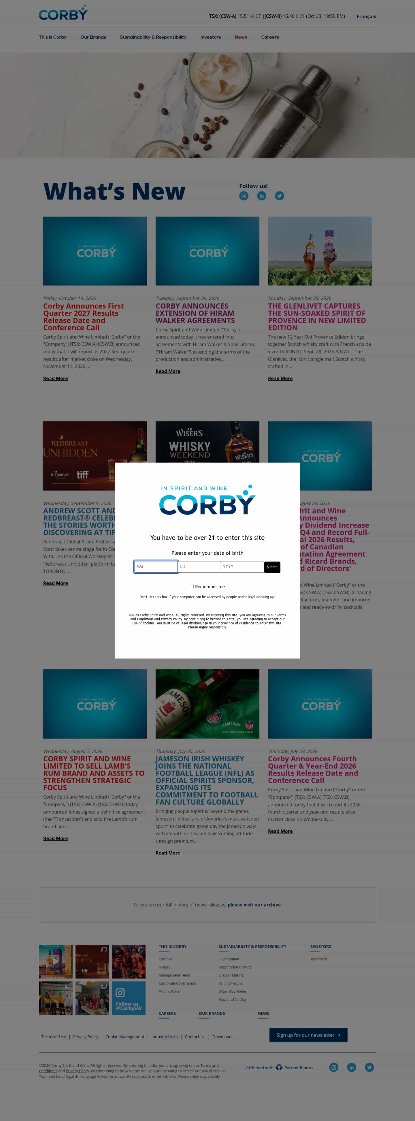 Latest website image capture