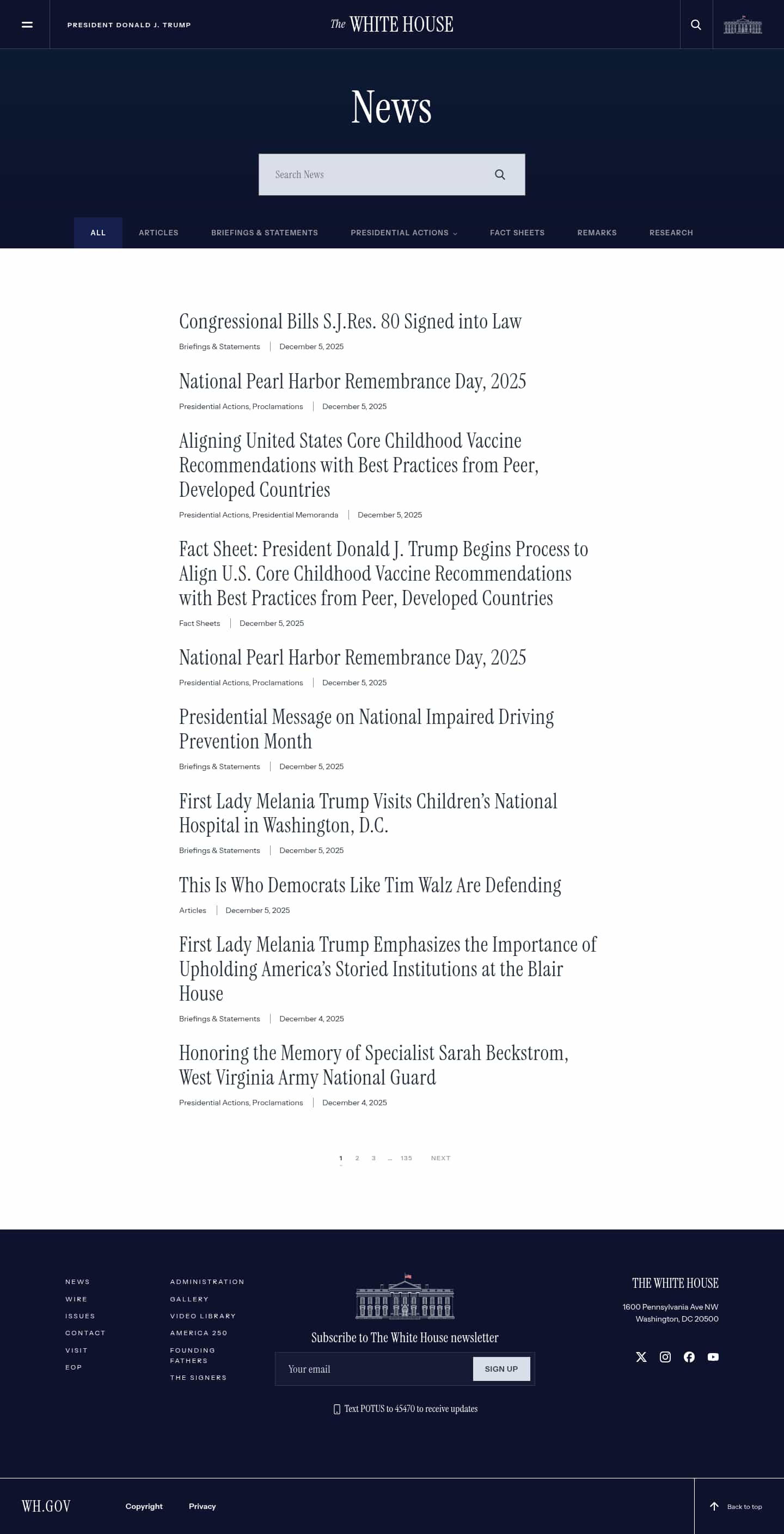 Latest website image capture